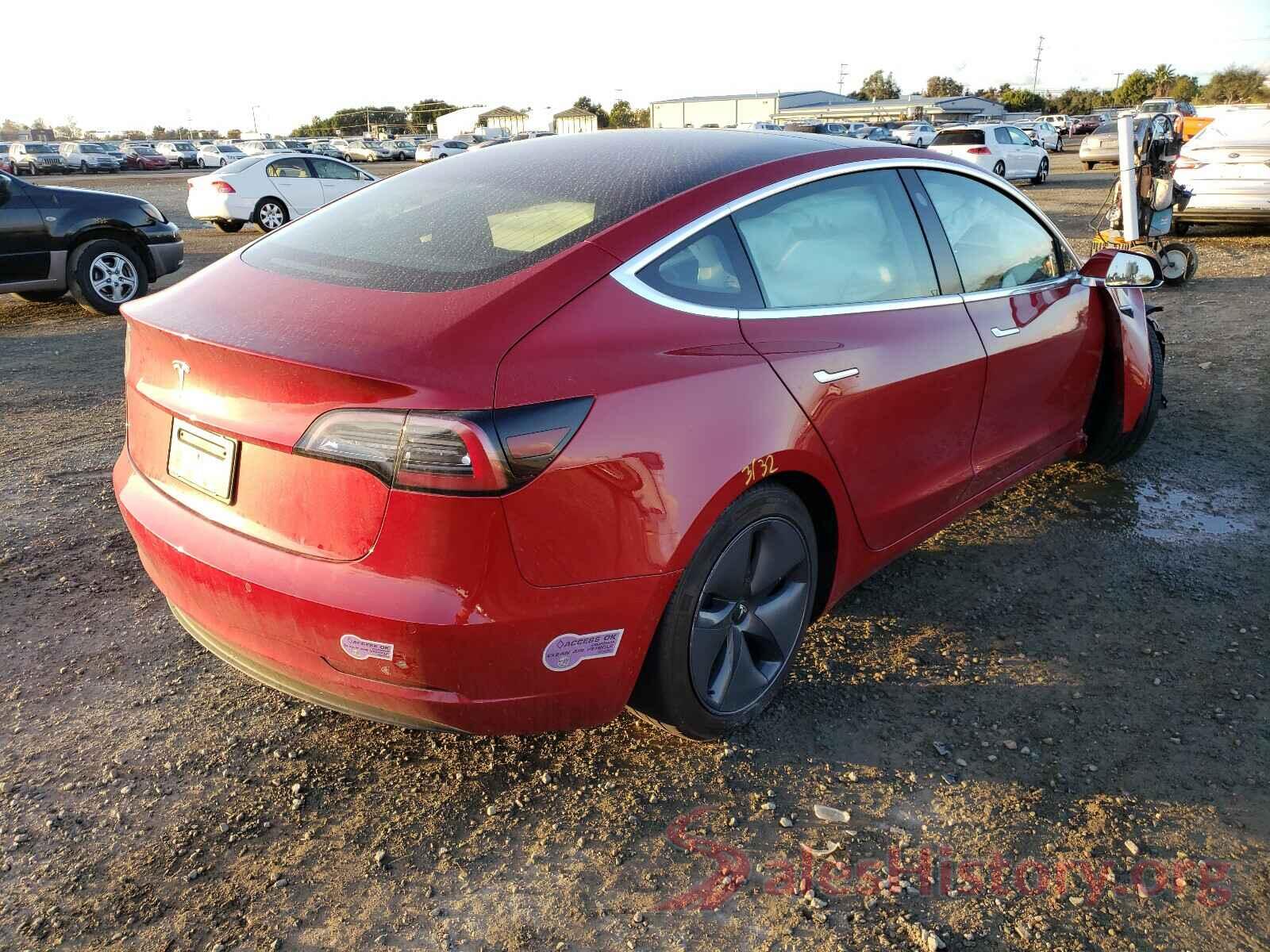 5YJ3E1EA3KF345887 2019 TESLA MODEL 3