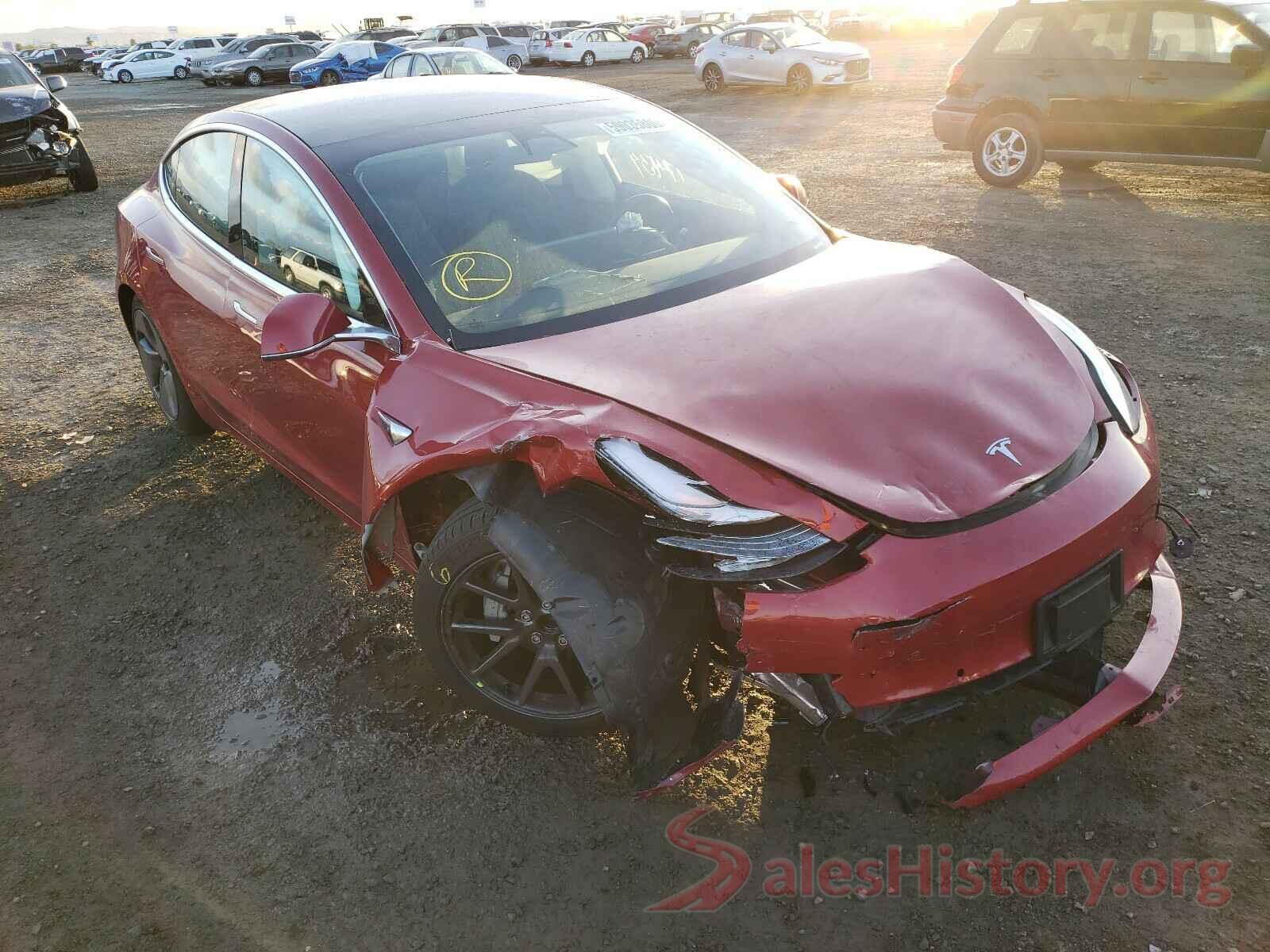 5YJ3E1EA3KF345887 2019 TESLA MODEL 3