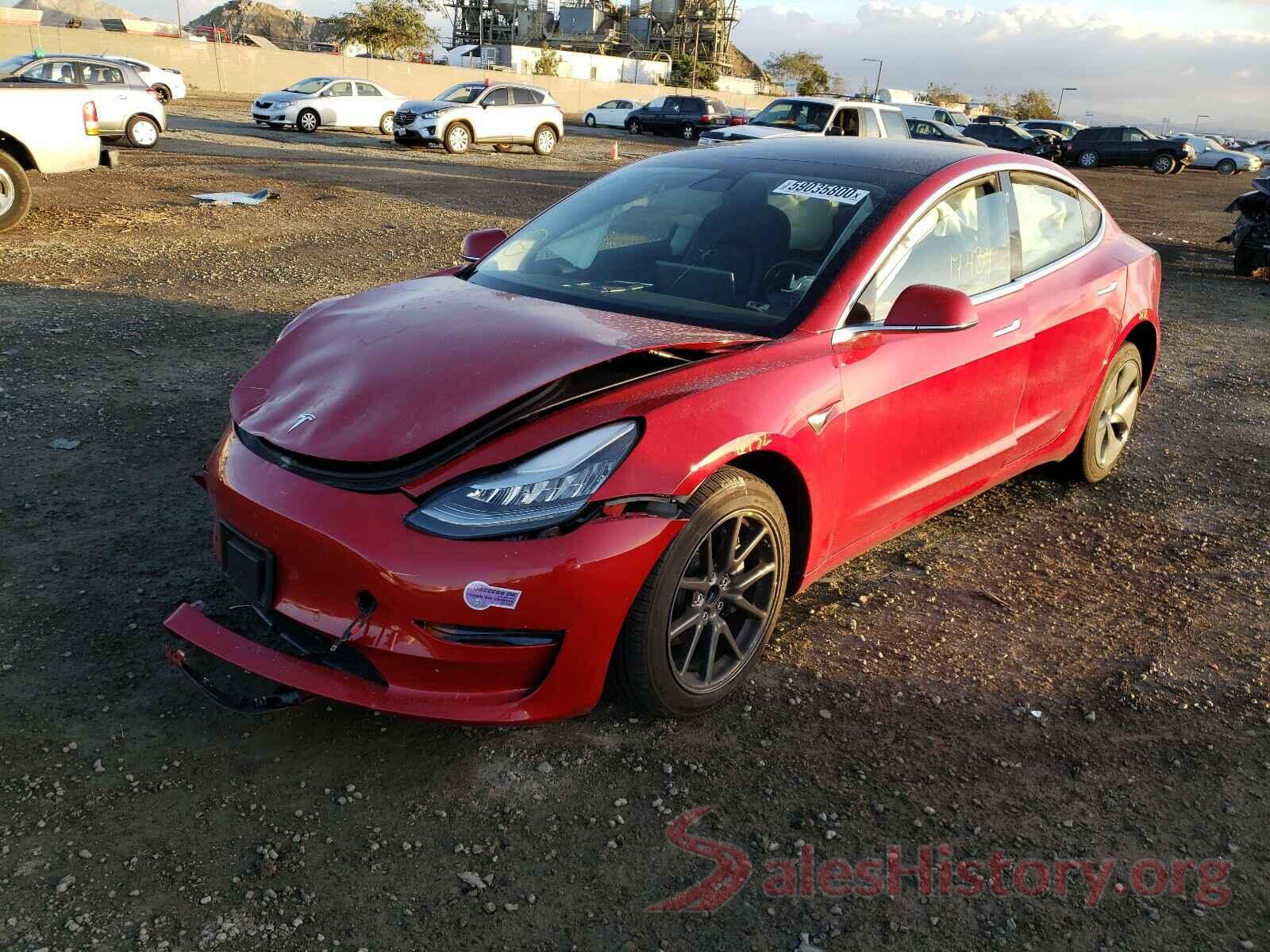 5YJ3E1EA3KF345887 2019 TESLA MODEL 3