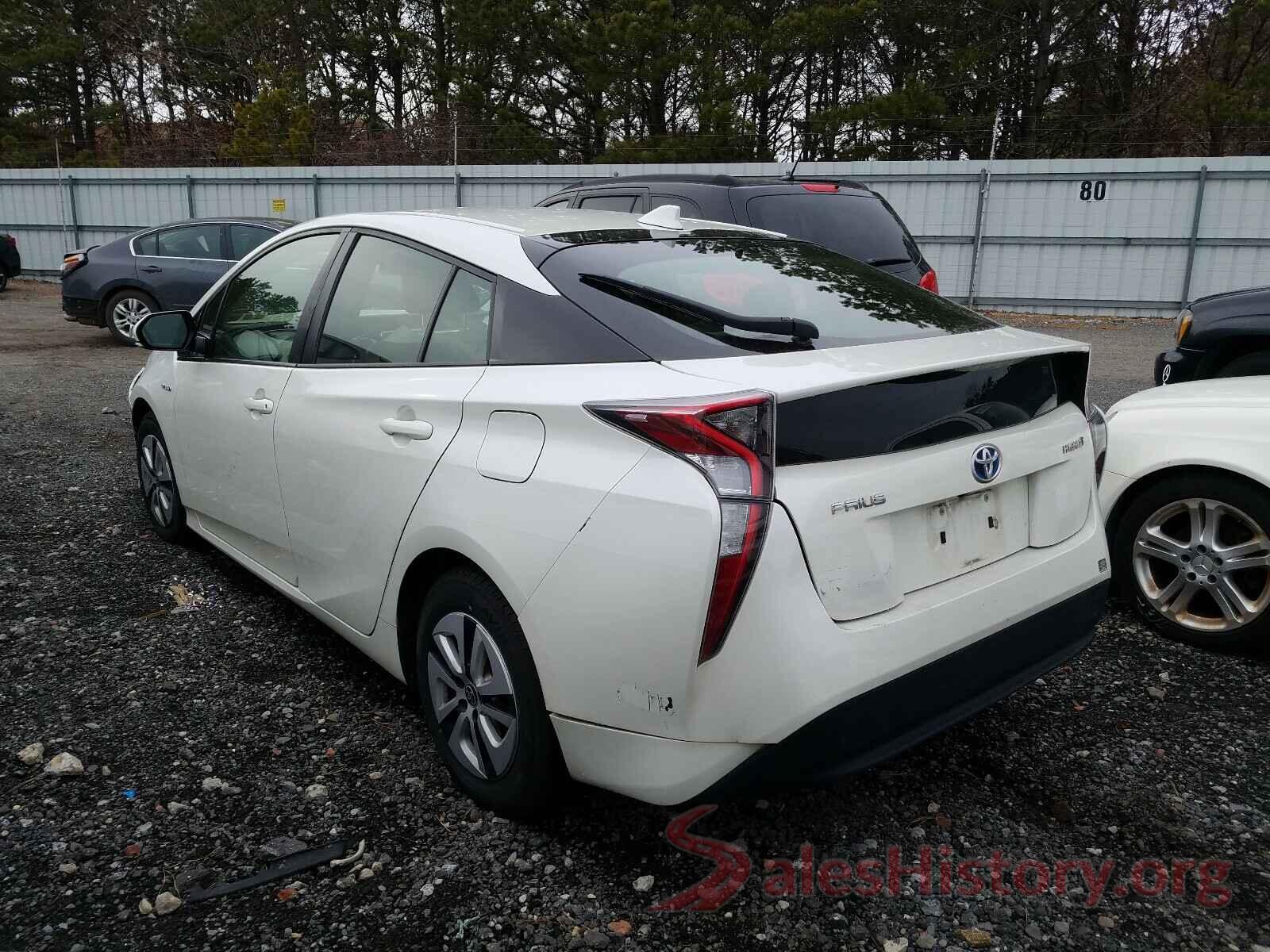 JTDKARFU9G3501451 2016 TOYOTA PRIUS