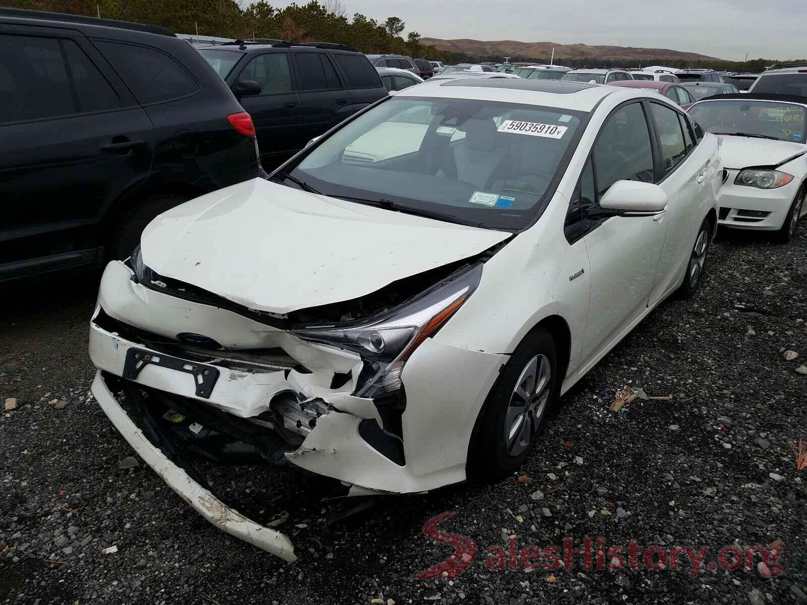 JTDKARFU9G3501451 2016 TOYOTA PRIUS