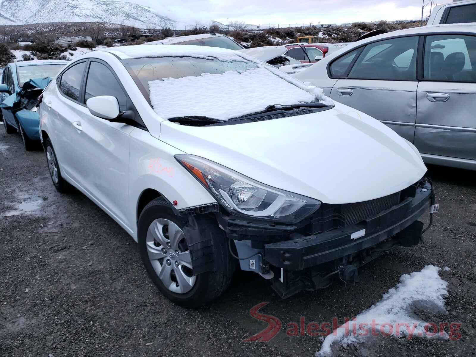 5NPDH4AEXGH707583 2016 HYUNDAI ELANTRA