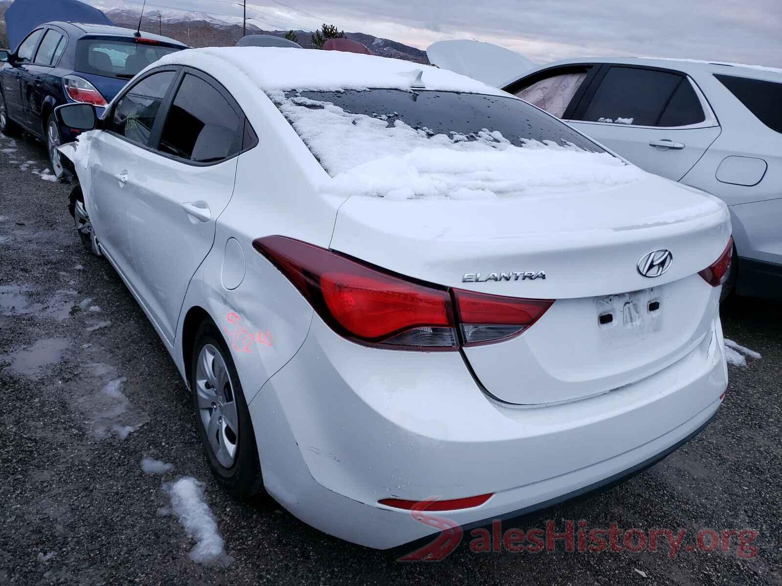 5NPDH4AEXGH707583 2016 HYUNDAI ELANTRA