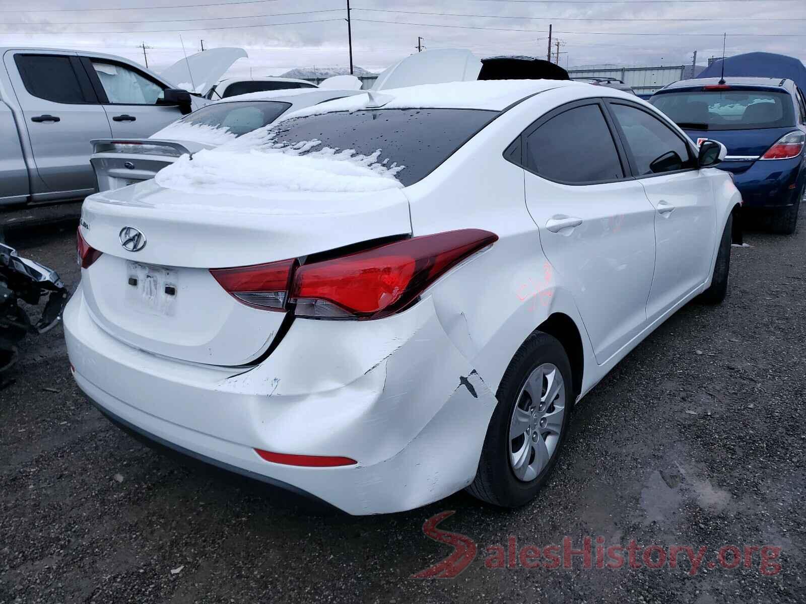 5NPDH4AEXGH707583 2016 HYUNDAI ELANTRA