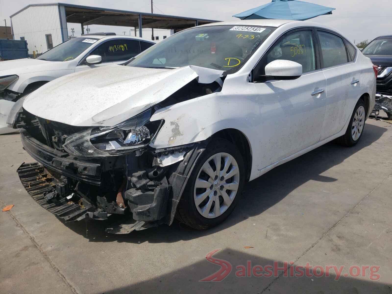 3N1AB7AP6KY351168 2019 NISSAN SENTRA