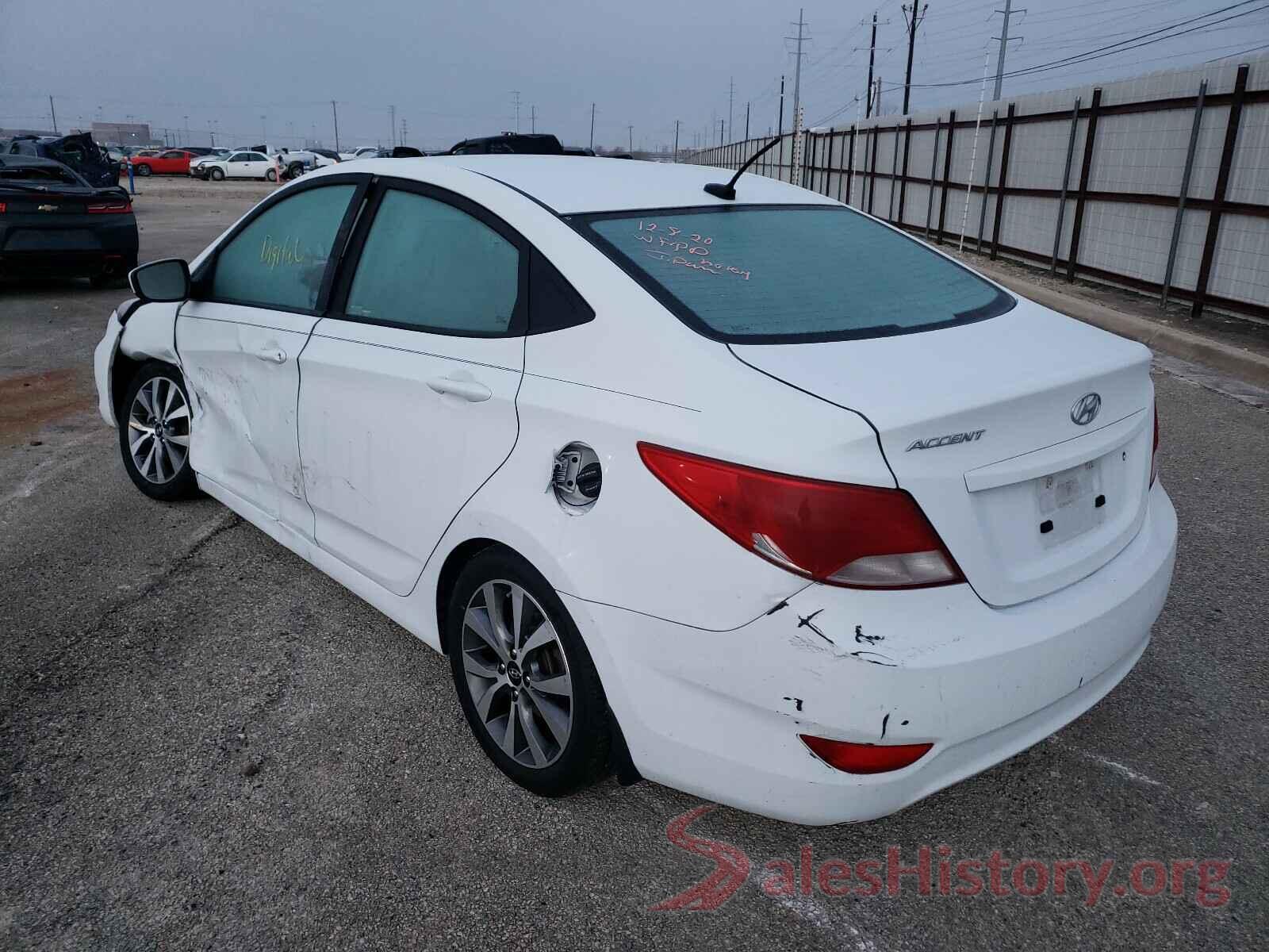 KMHCT4AE8HU380131 2017 HYUNDAI ACCENT