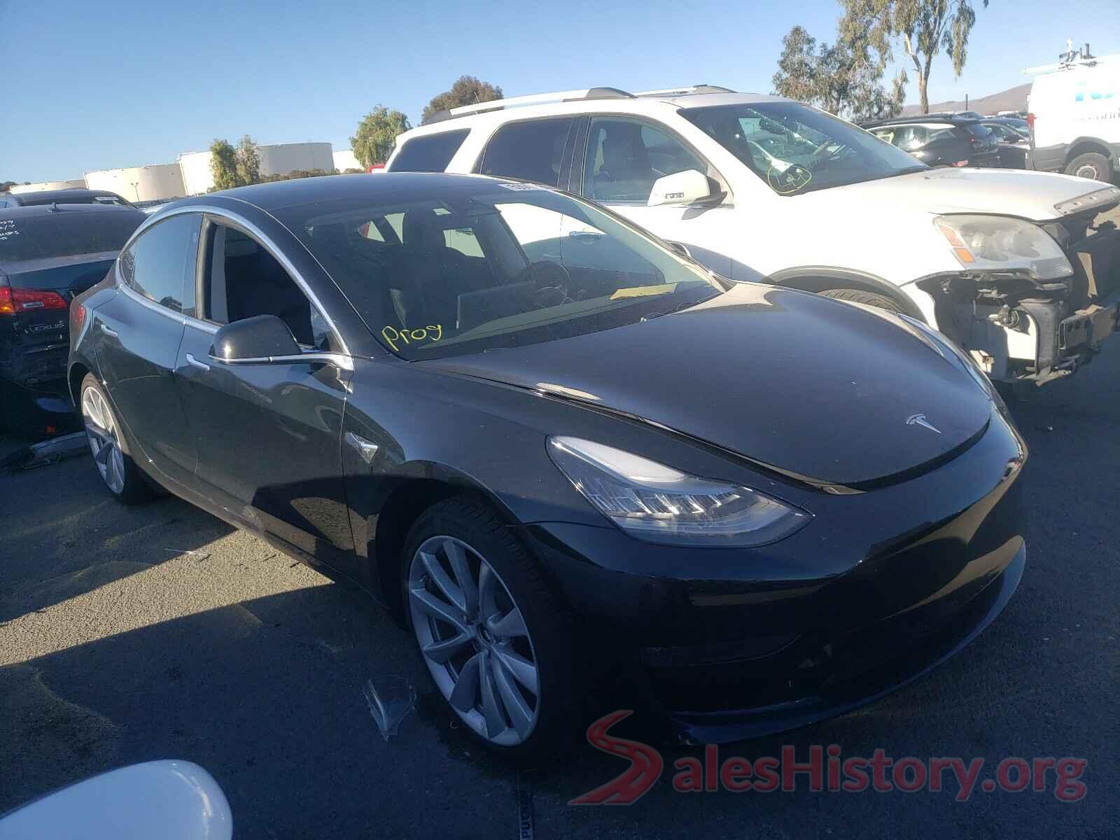 5YJ3E1EB2KF433614 2019 TESLA MODEL 3