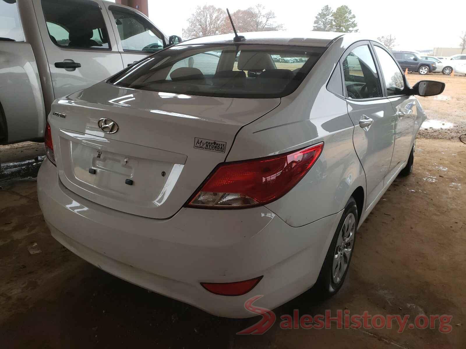 KMHCT4AEXGU152243 2016 HYUNDAI ACCENT