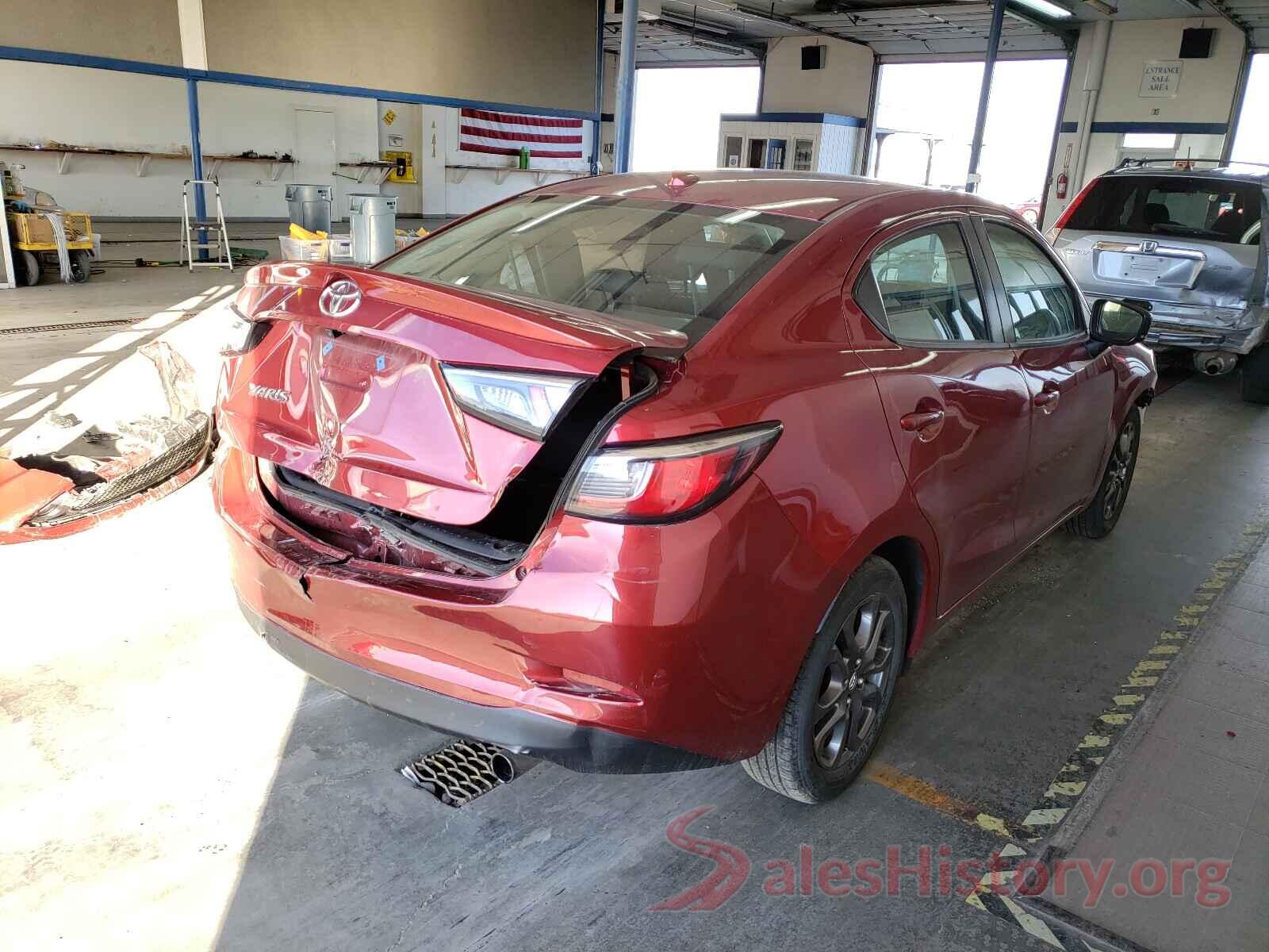 3MYDLBYV8KY519392 2019 TOYOTA YARIS