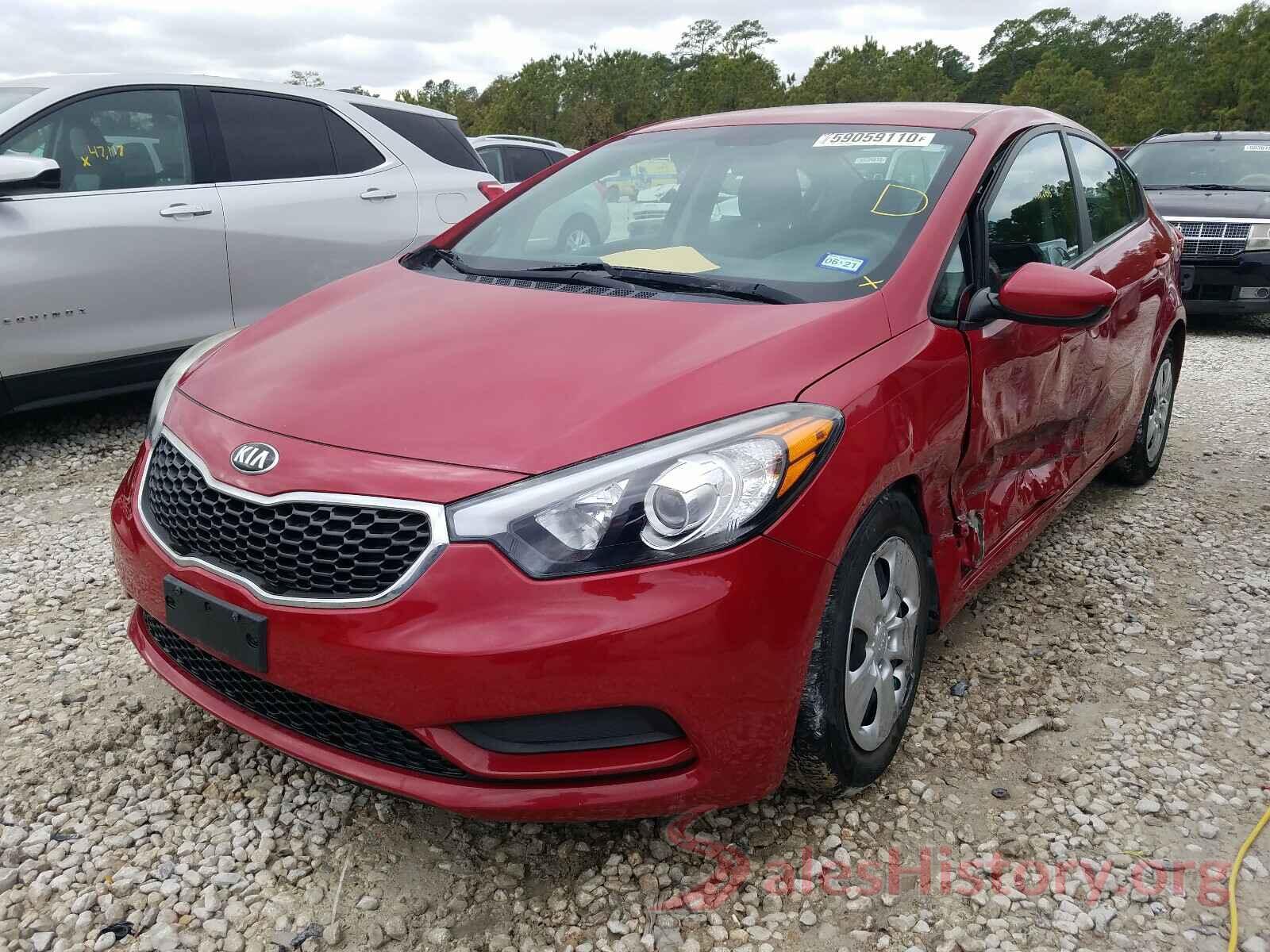 KNAFK4A67G5593266 2016 KIA FORTE