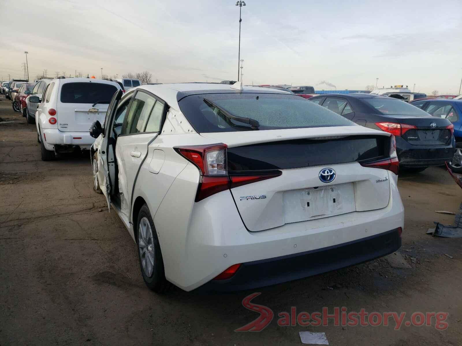 JTDKARFU8K3098071 2019 TOYOTA PRIUS