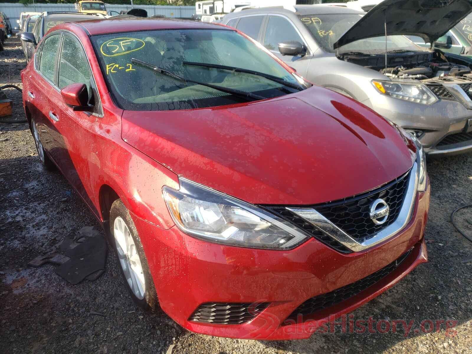 3N1AB7AP2KY284455 2019 NISSAN SENTRA