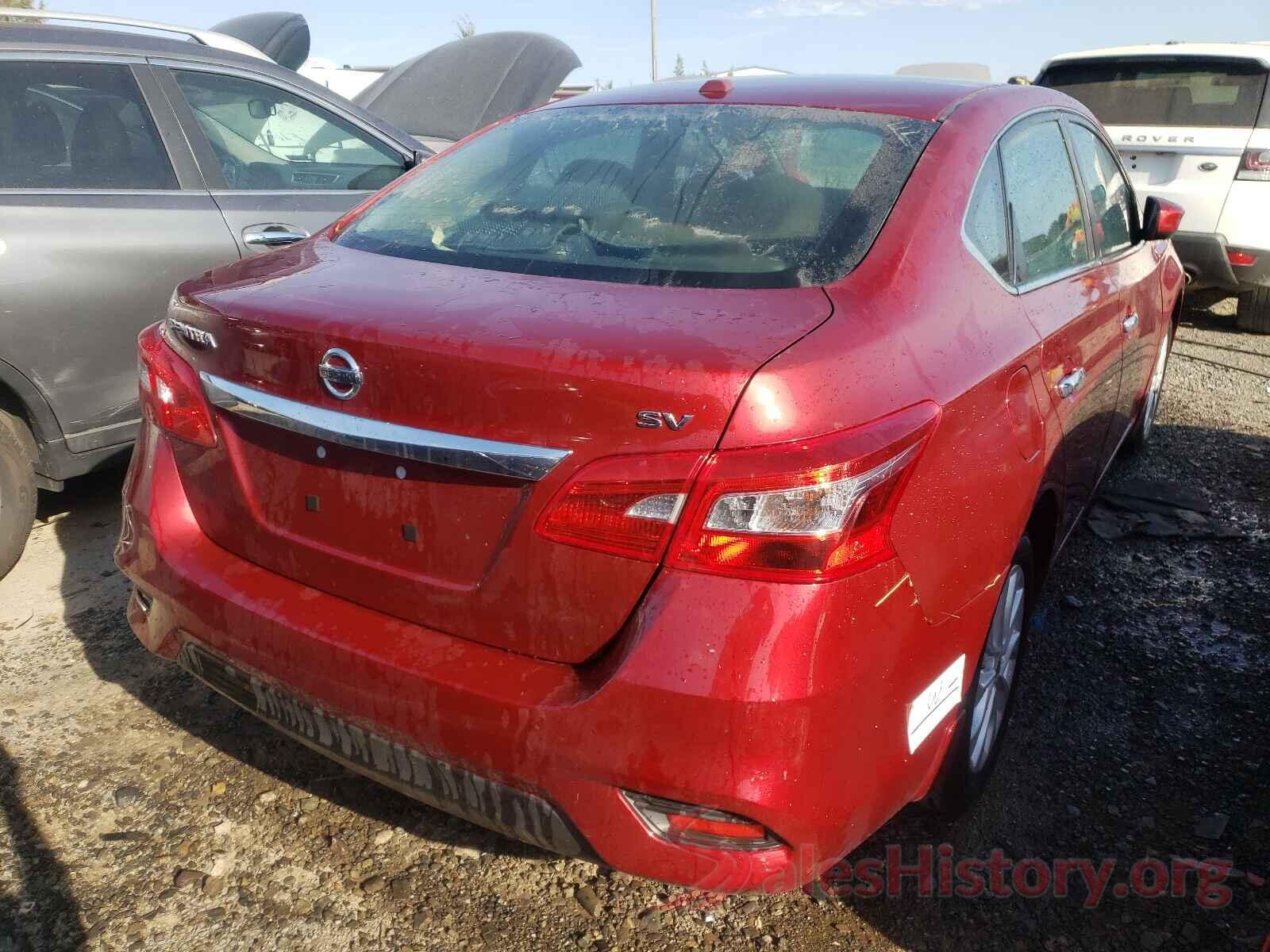 3N1AB7AP2KY284455 2019 NISSAN SENTRA