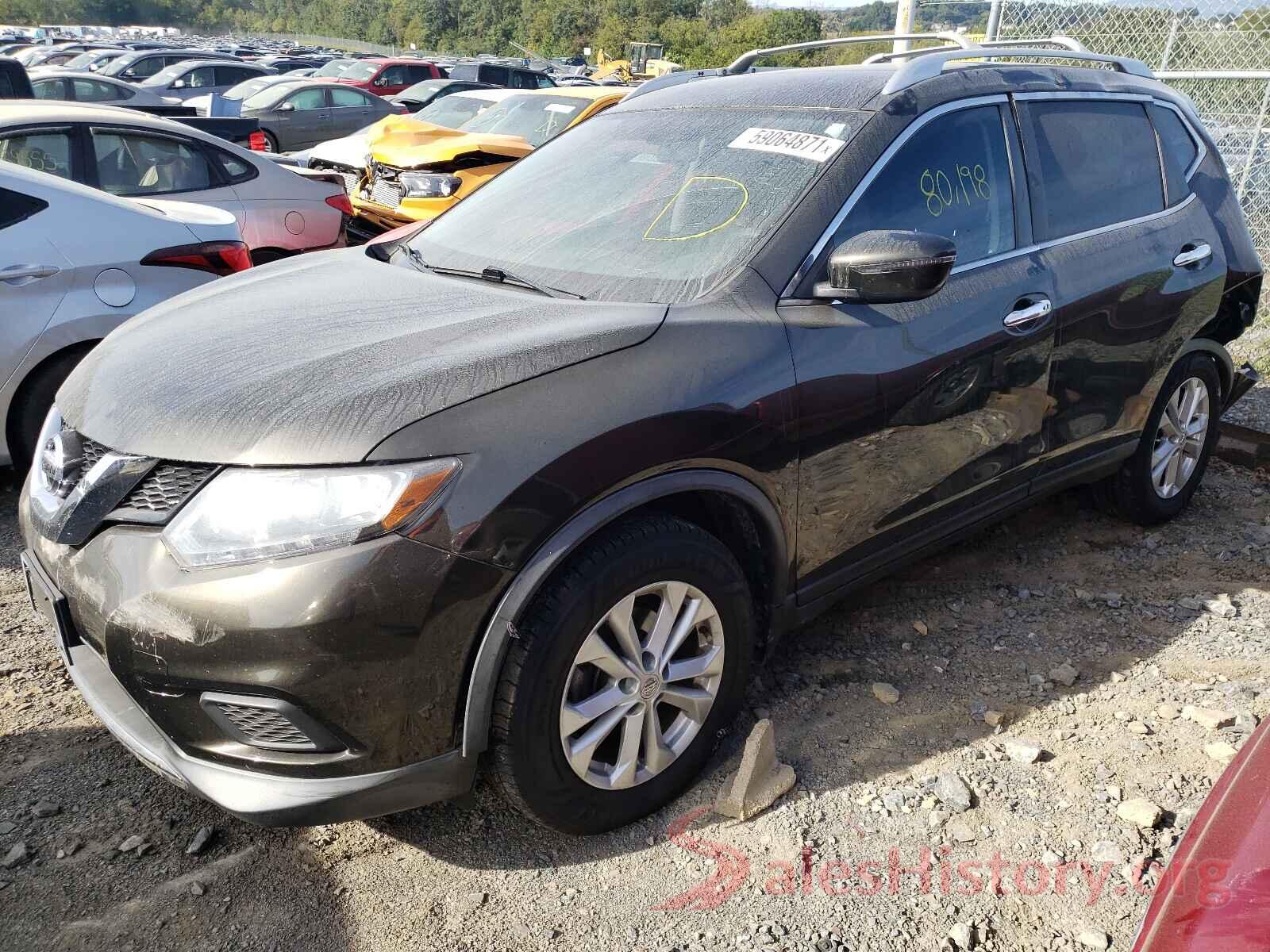 KNMAT2MVXGP684005 2016 NISSAN ROGUE