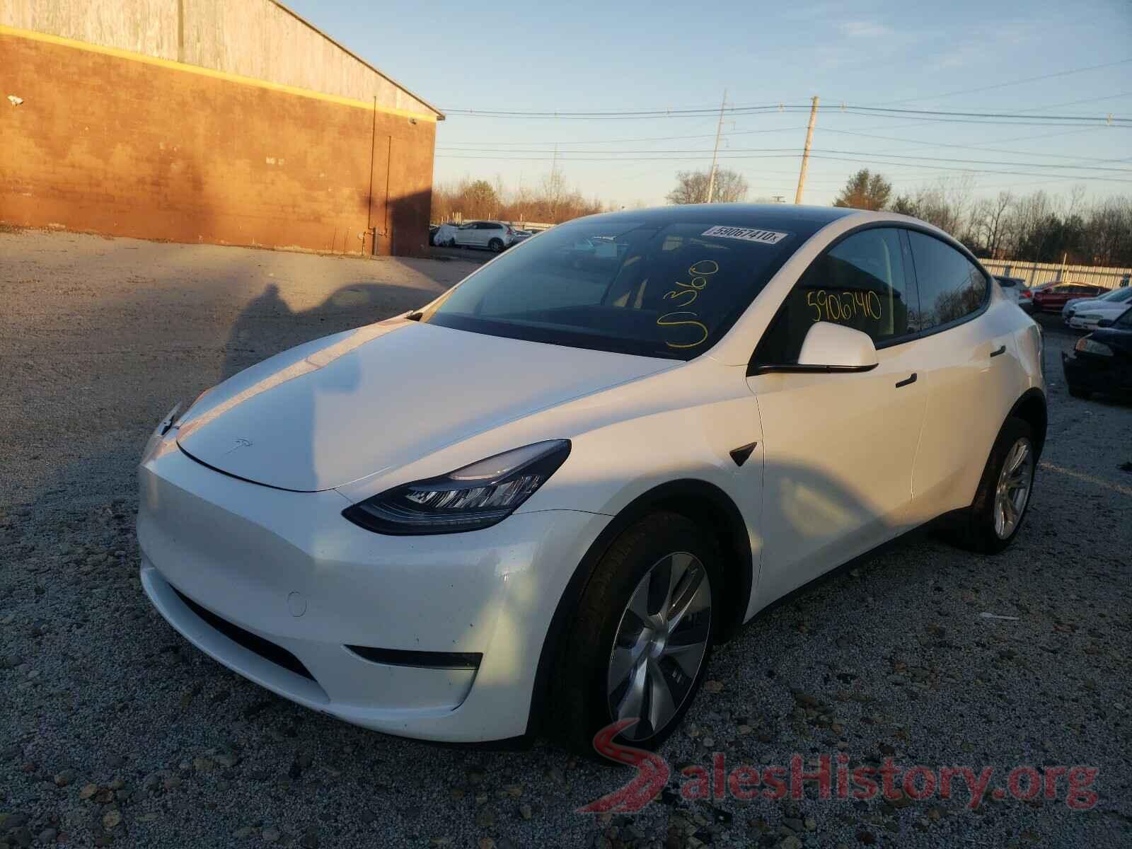 5YJYGDEE4MF072370 2021 TESLA MODEL Y