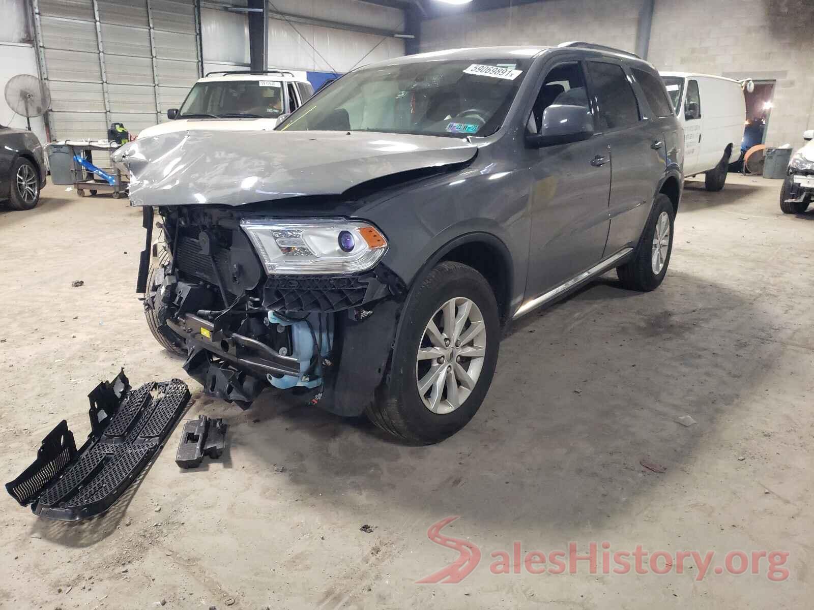 1C4RDJAG1KC853070 2019 DODGE DURANGO