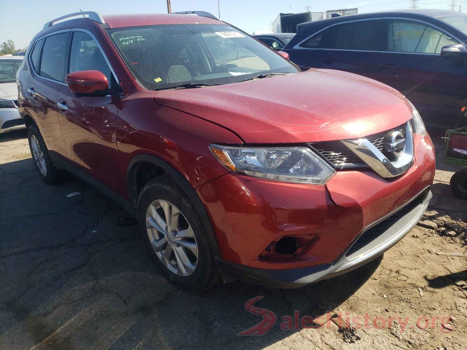 KNMAT2MV8GP593363 2016 NISSAN ROGUE