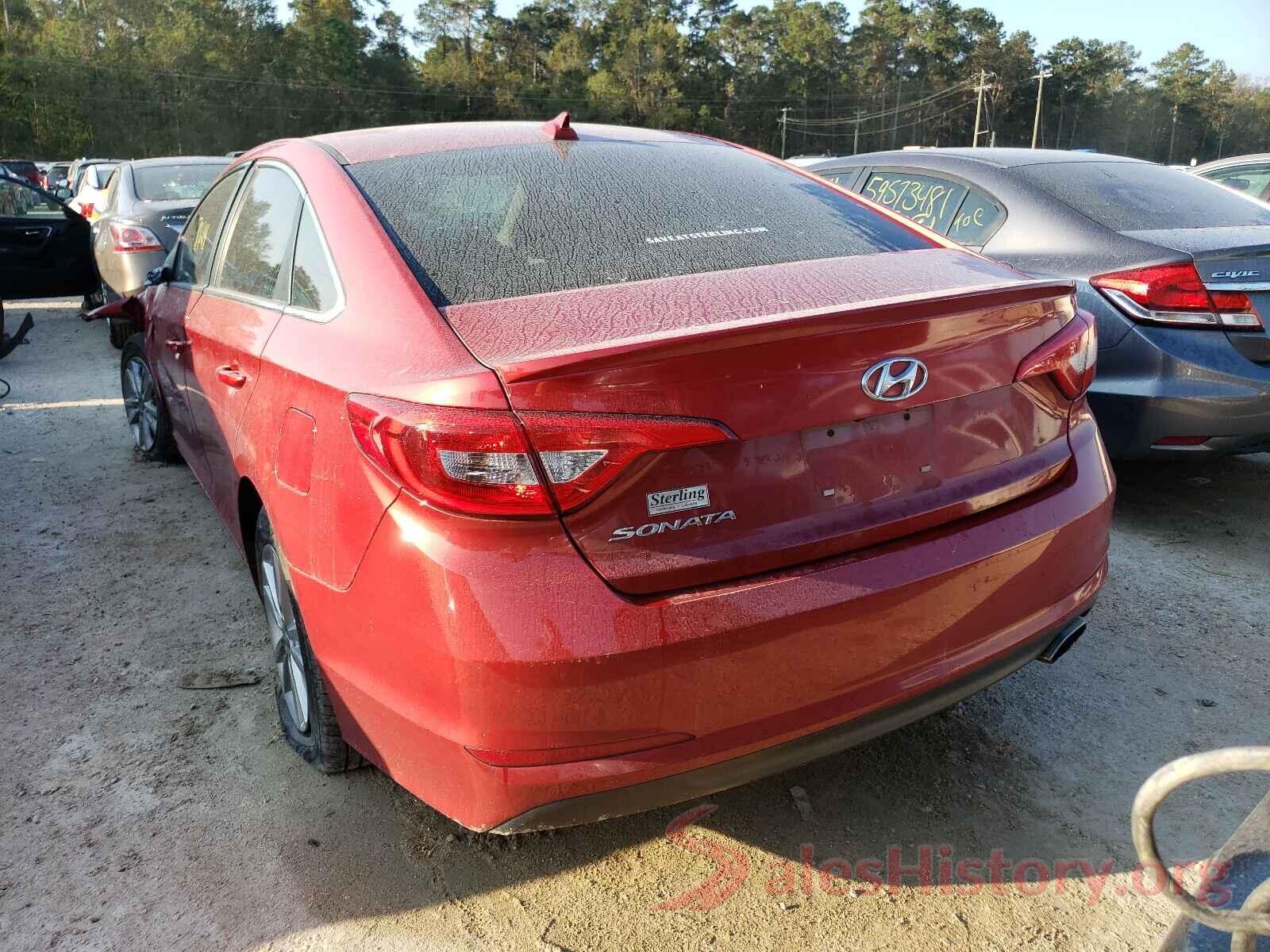 5NPE24AF9HH482203 2017 HYUNDAI SONATA