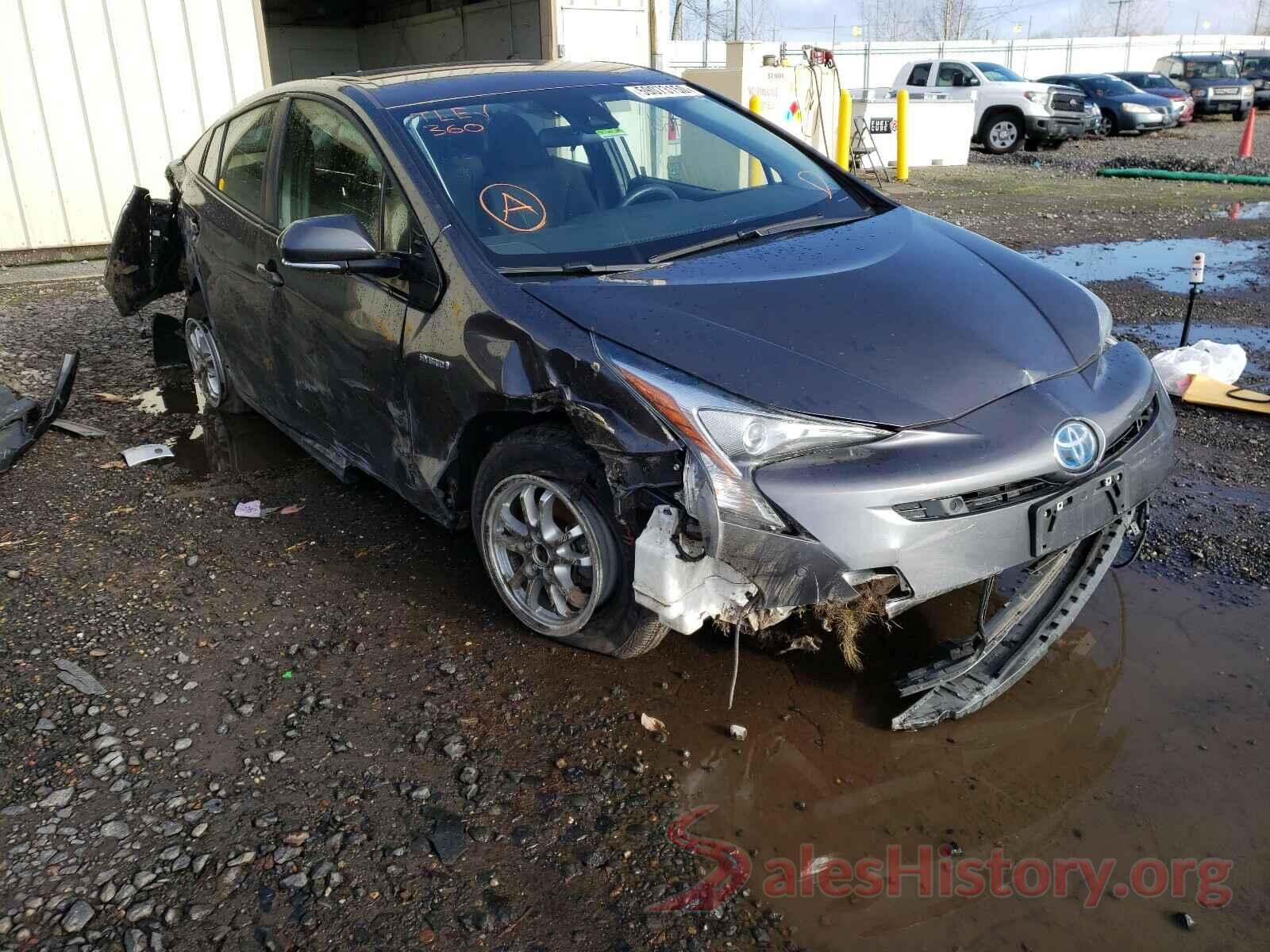 JTDKBRFU5J3598801 2018 TOYOTA PRIUS