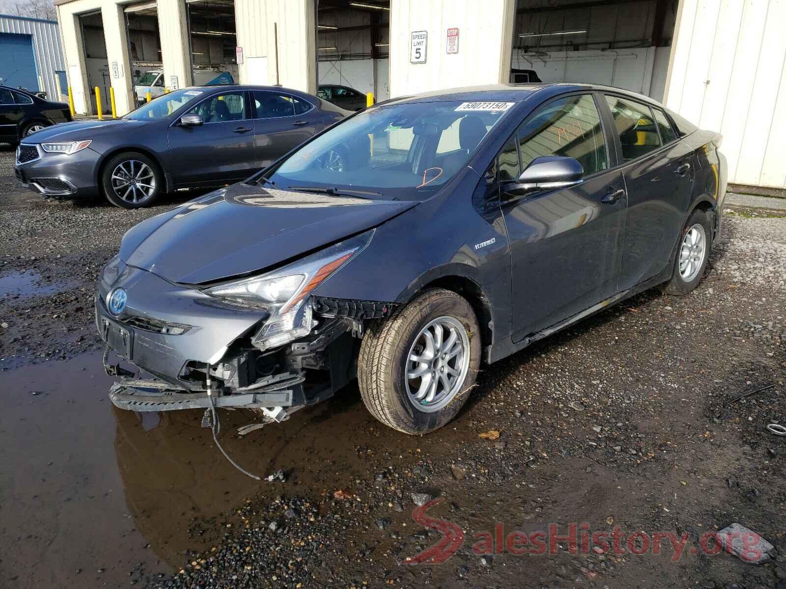 JTDKBRFU5J3598801 2018 TOYOTA PRIUS