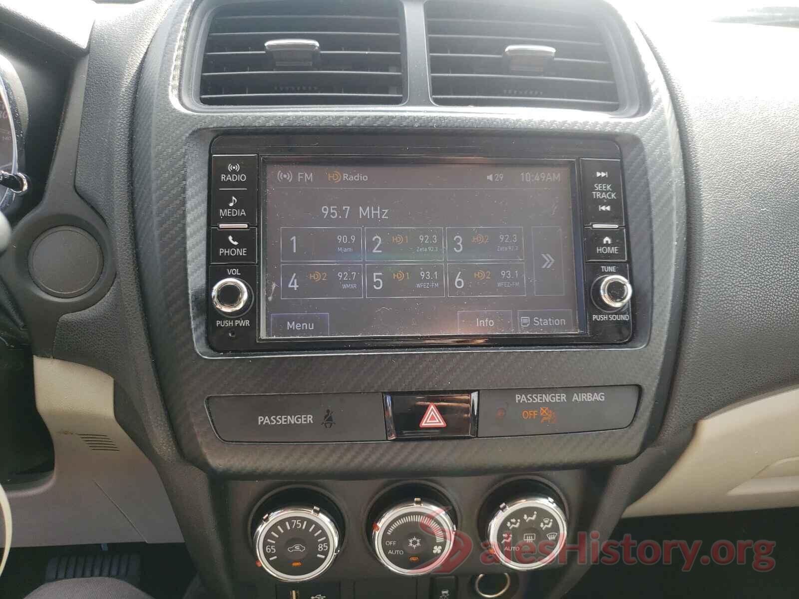 JA4AP3AU4KU004125 2019 MITSUBISHI OUTLANDER