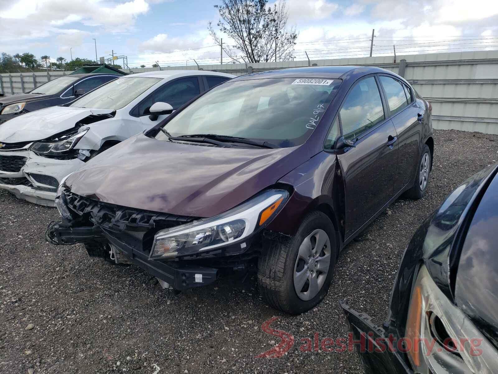 3KPFK4A73JE267990 2018 KIA FORTE