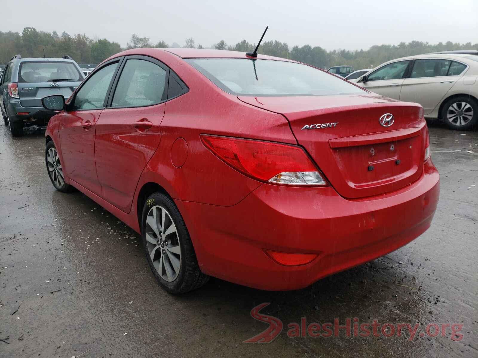 KMHCT4AE1HU328596 2017 HYUNDAI ACCENT