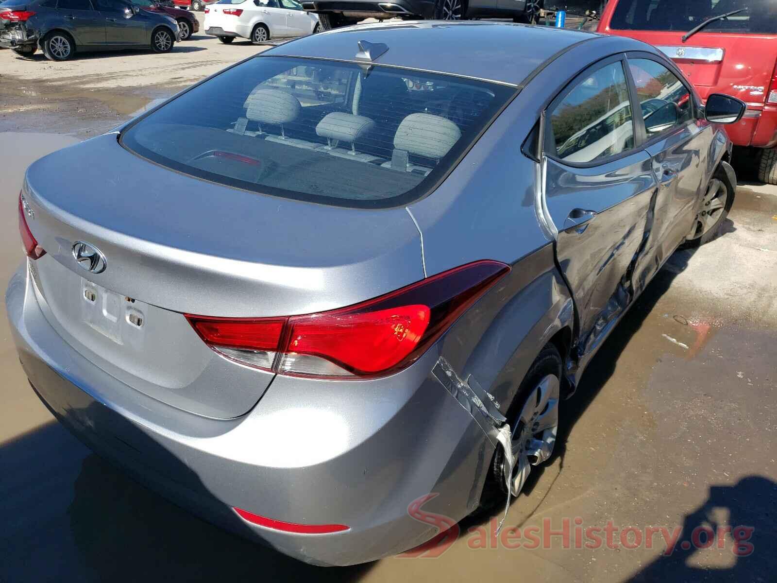 5NPDH4AE3GH761498 2016 HYUNDAI ELANTRA