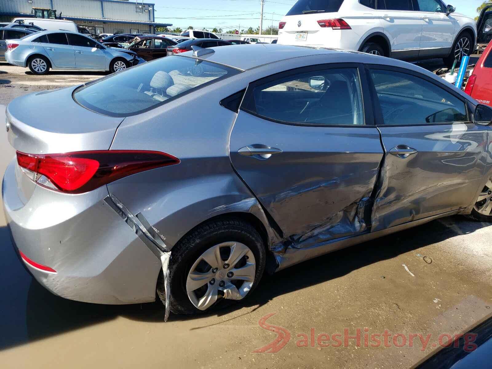 5NPDH4AE3GH761498 2016 HYUNDAI ELANTRA