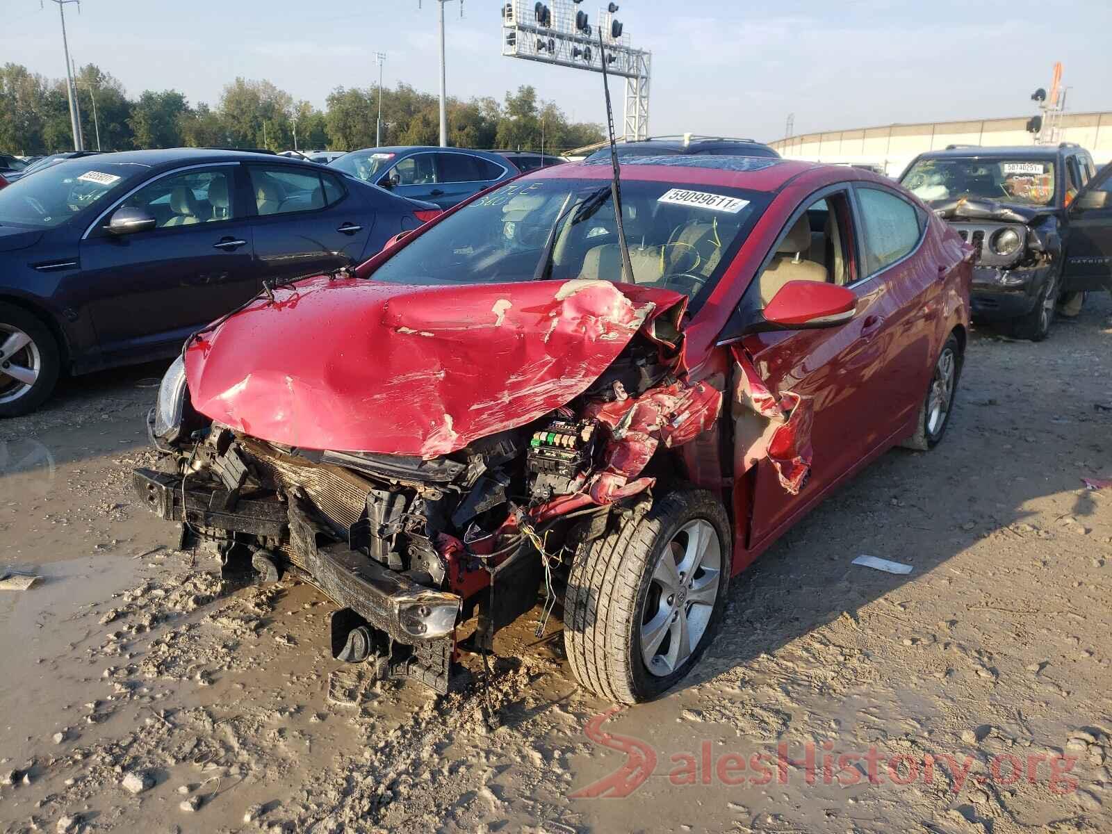 KMHDH4AE8GU504340 2016 HYUNDAI ELANTRA