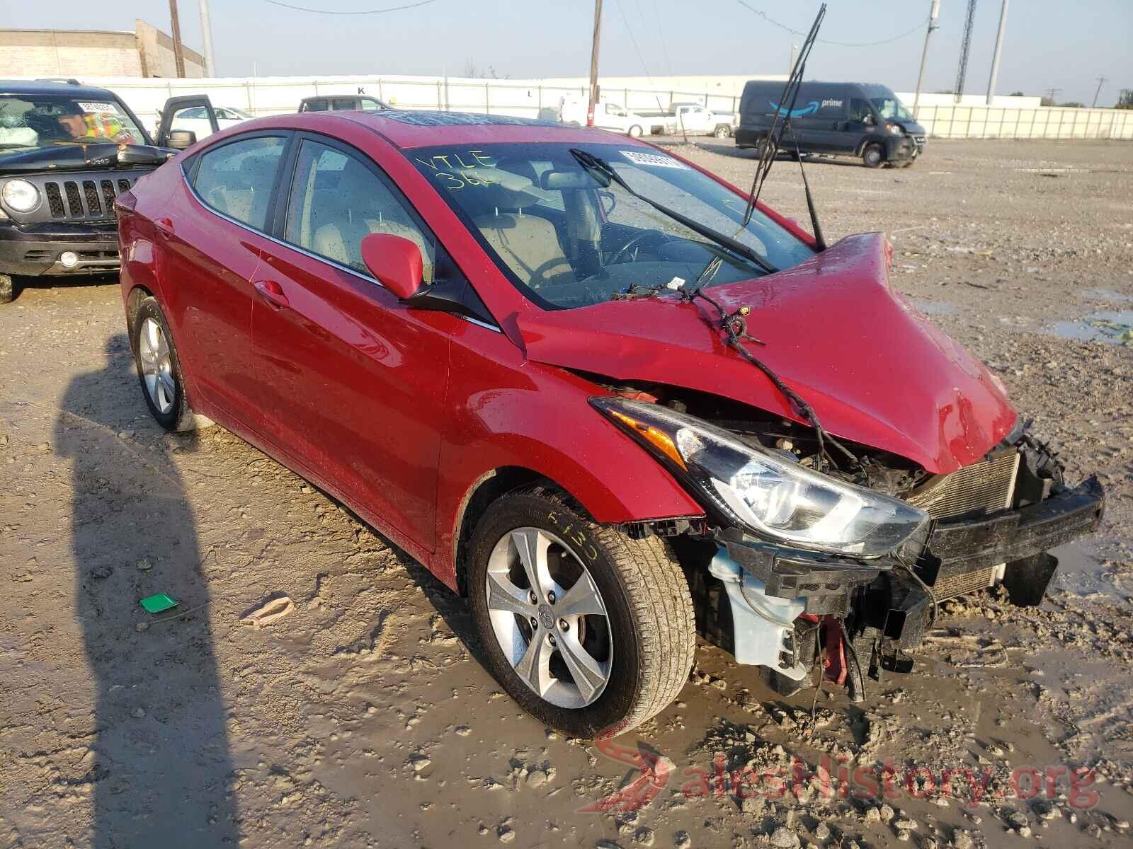 KMHDH4AE8GU504340 2016 HYUNDAI ELANTRA