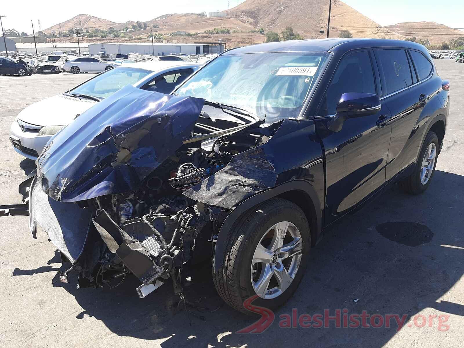 5TDCZRAHXLS016901 2020 TOYOTA HIGHLANDER