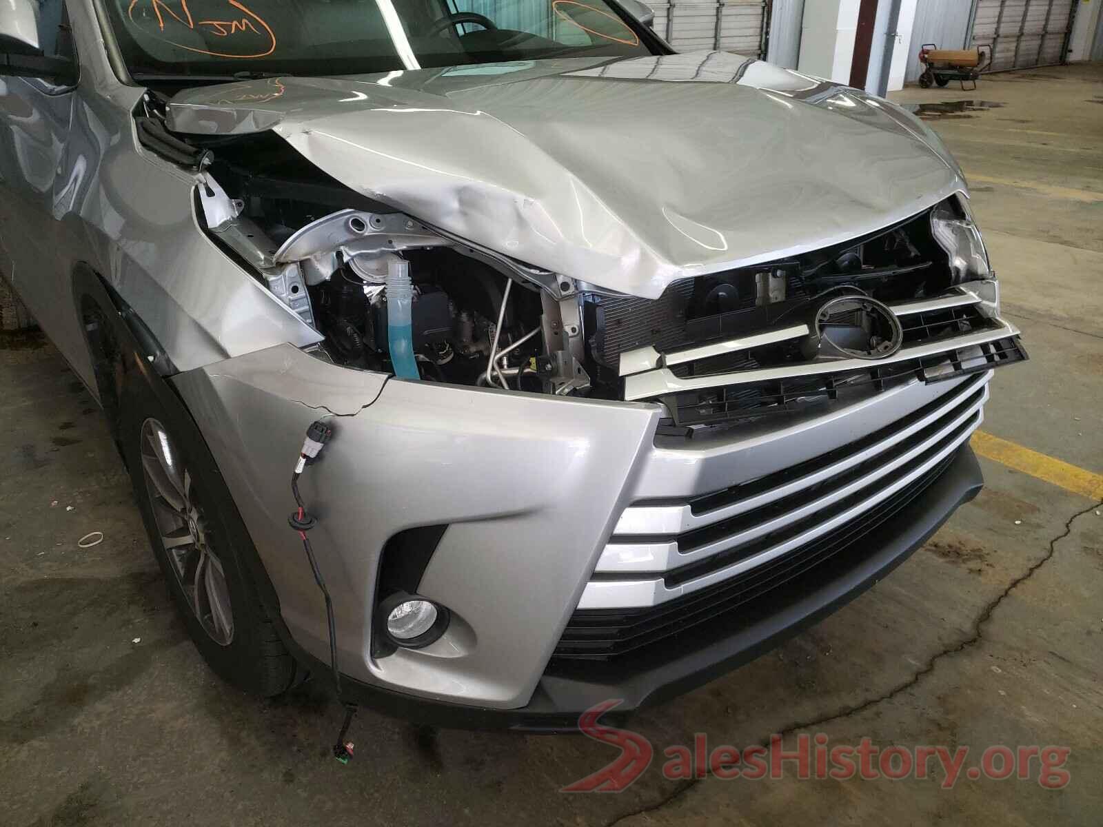 5TDJZRFH0KS587733 2019 TOYOTA HIGHLANDER