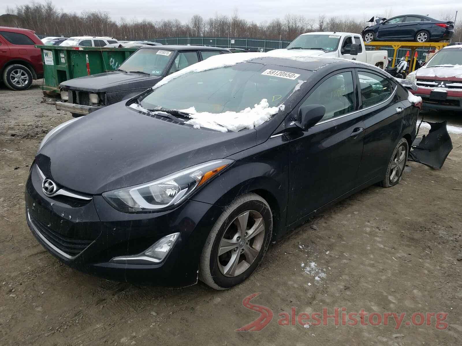 KMHDH4AE1GU636825 2016 HYUNDAI ELANTRA