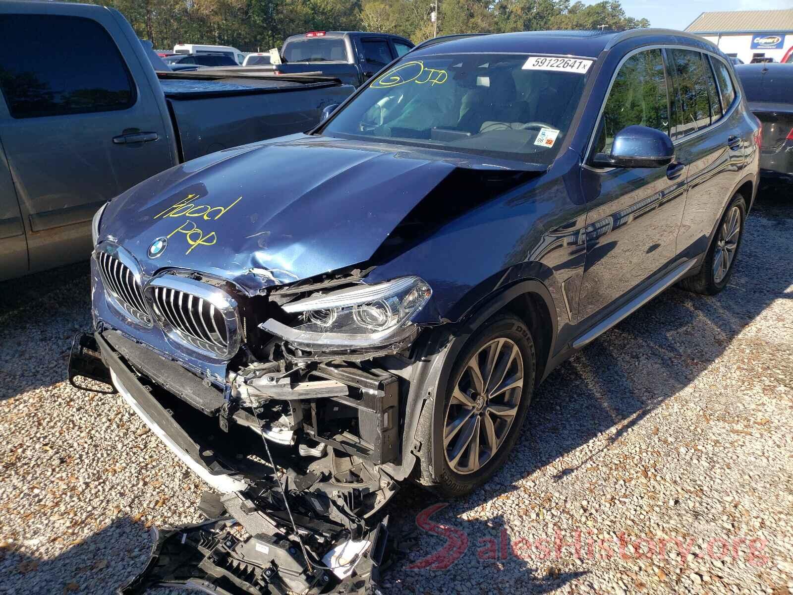 5UXTR7C51KLF33805 2019 BMW X3