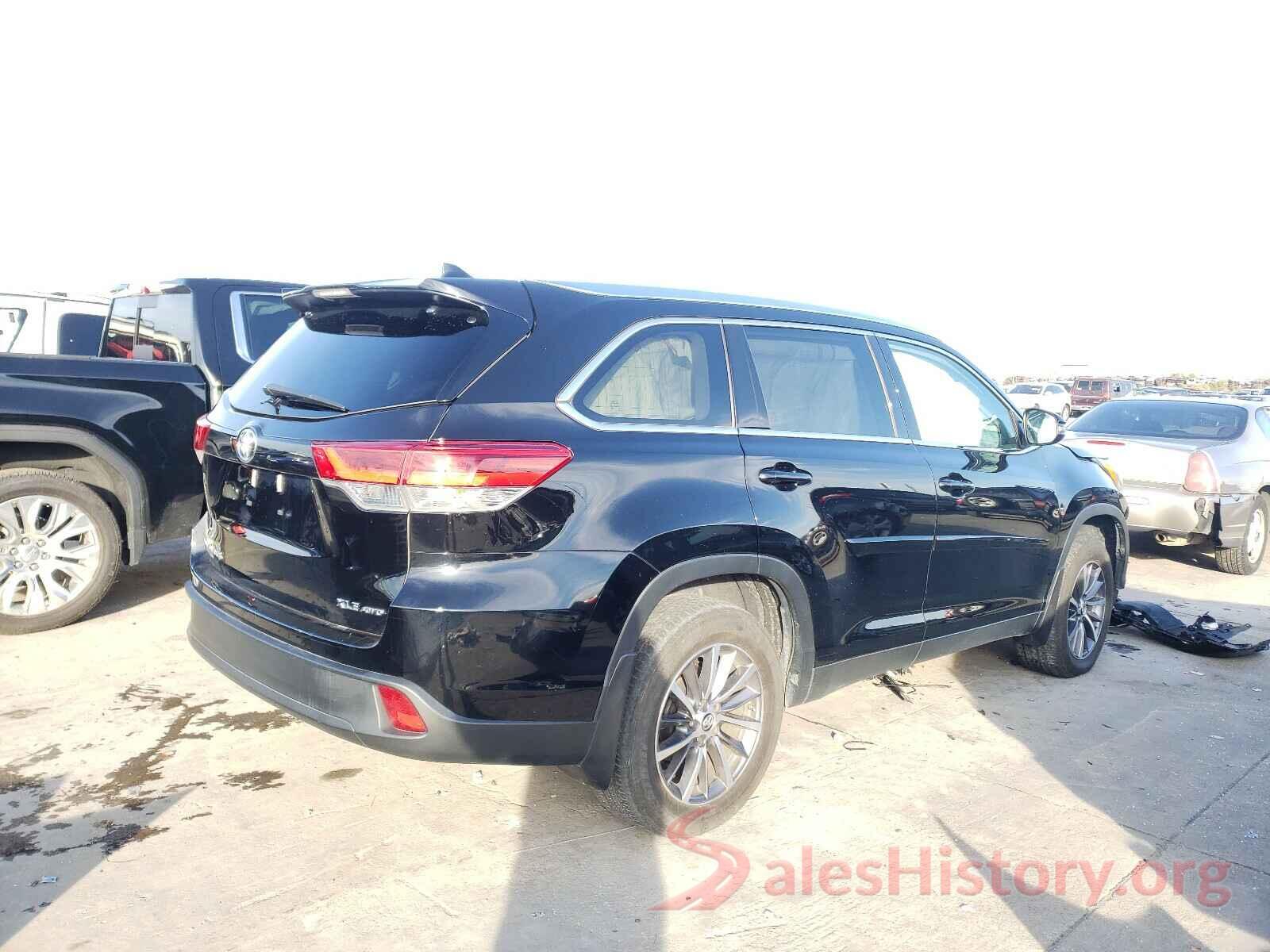 5TDJZRFH5KS587839 2019 TOYOTA HIGHLANDER