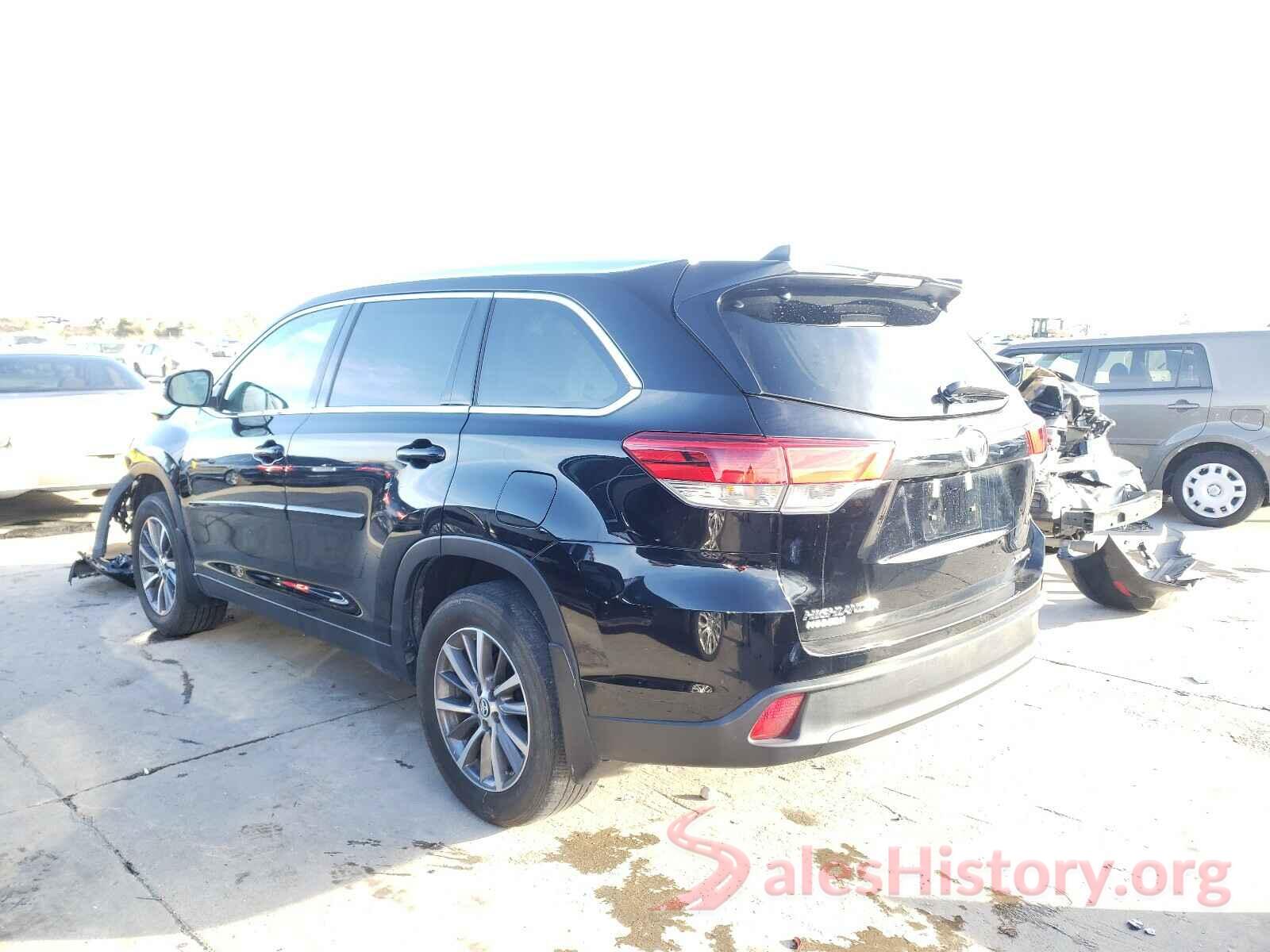 5TDJZRFH5KS587839 2019 TOYOTA HIGHLANDER