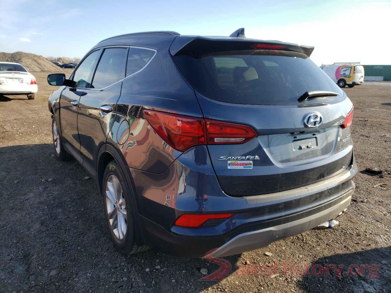 5XYZU4LA6HG466352 2017 HYUNDAI SANTA FE