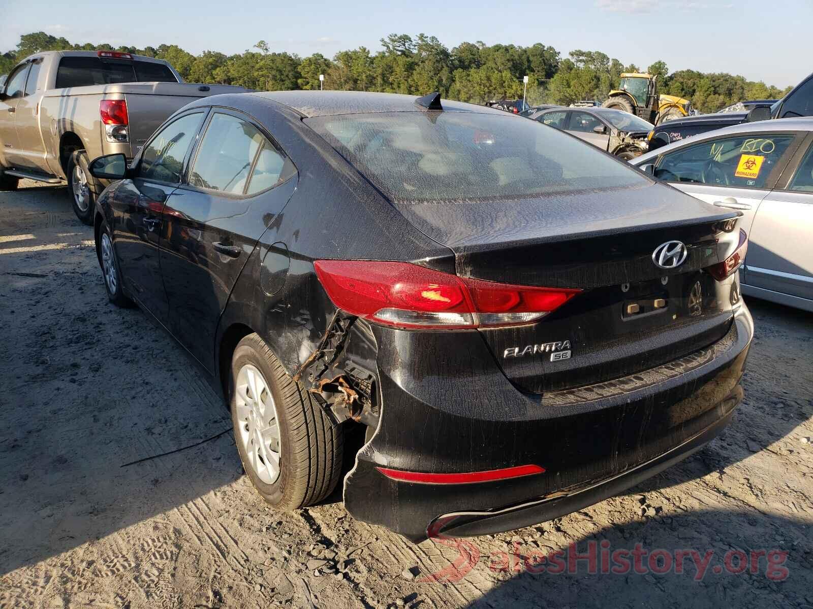 5NPD74LF8HH150134 2017 HYUNDAI ELANTRA