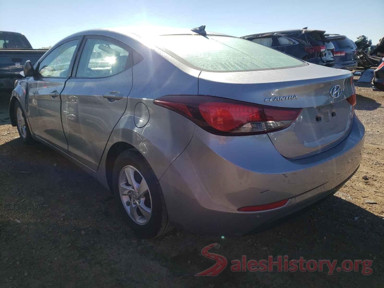 5NPDH4AEXGH770036 2016 HYUNDAI ELANTRA