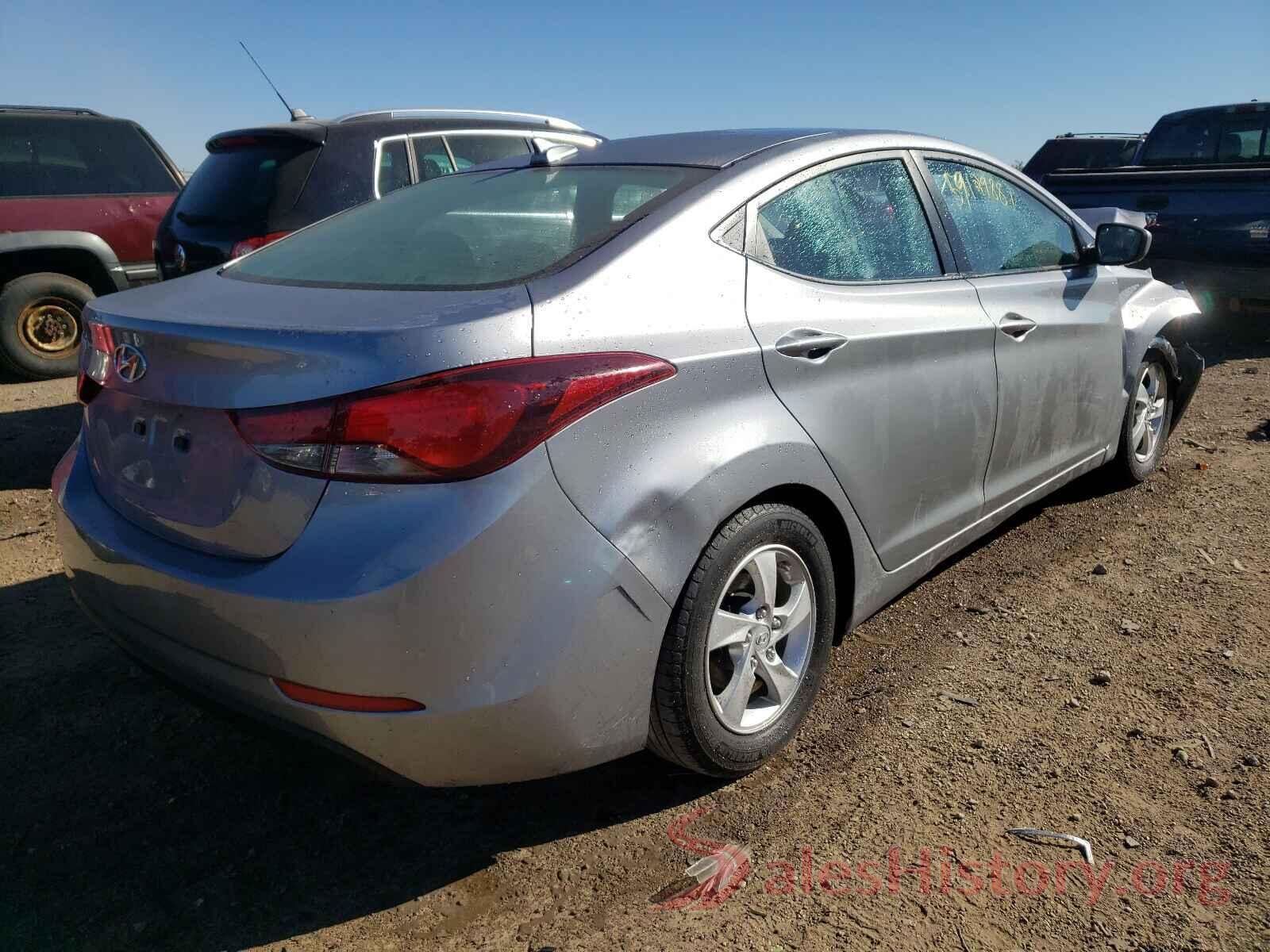 5NPDH4AEXGH770036 2016 HYUNDAI ELANTRA