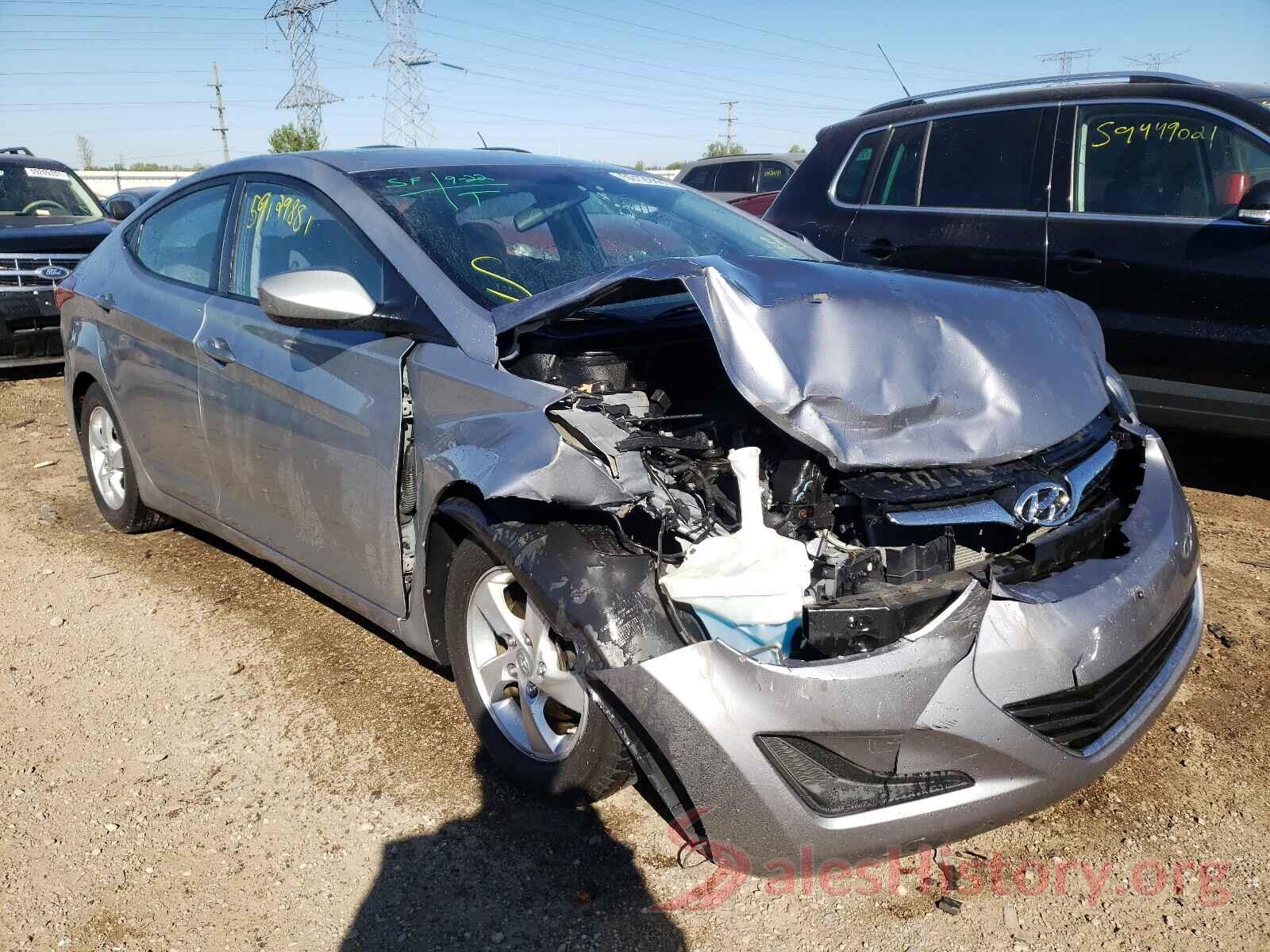 5NPDH4AEXGH770036 2016 HYUNDAI ELANTRA