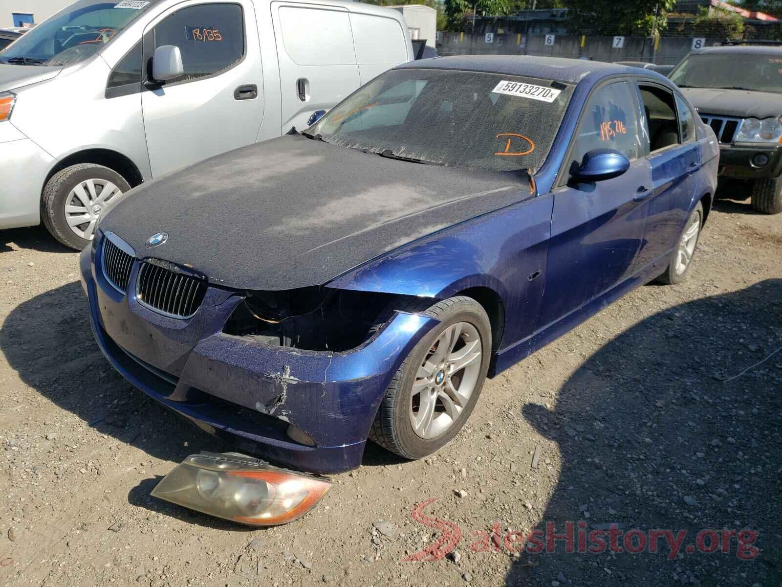 WBAVA37528NL51865 2008 BMW 3 SERIES