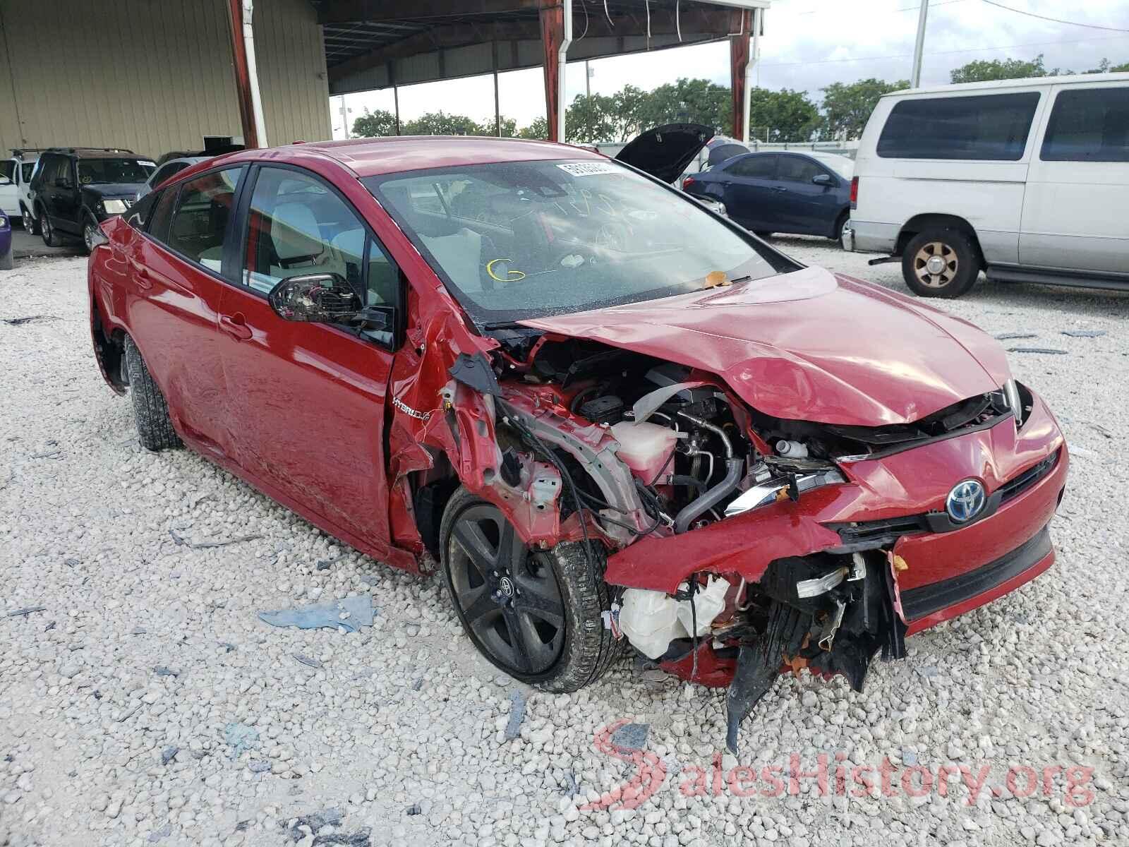 JTDKARFU3K3075149 2019 TOYOTA PRIUS