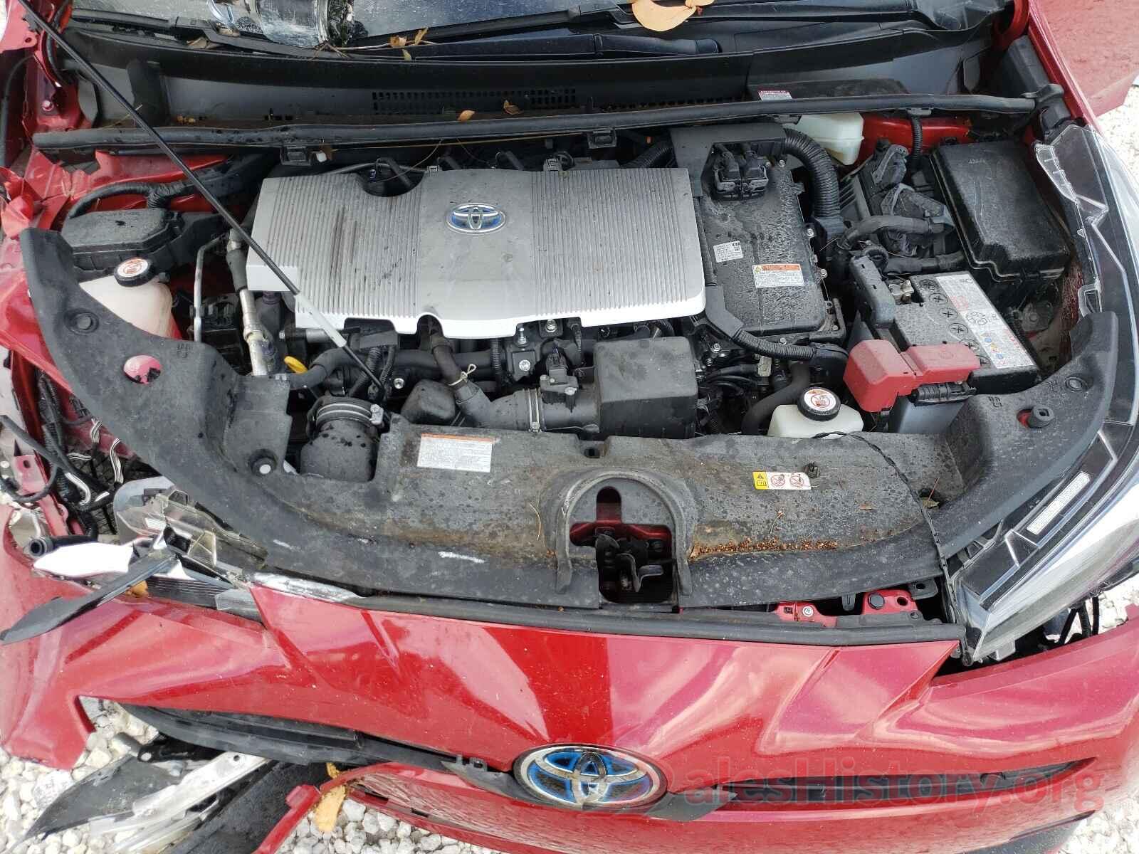 JTDKARFU3K3075149 2019 TOYOTA PRIUS