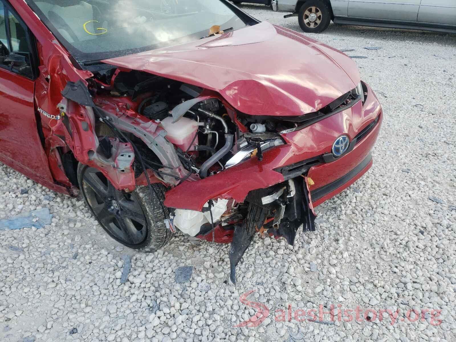 JTDKARFU3K3075149 2019 TOYOTA PRIUS