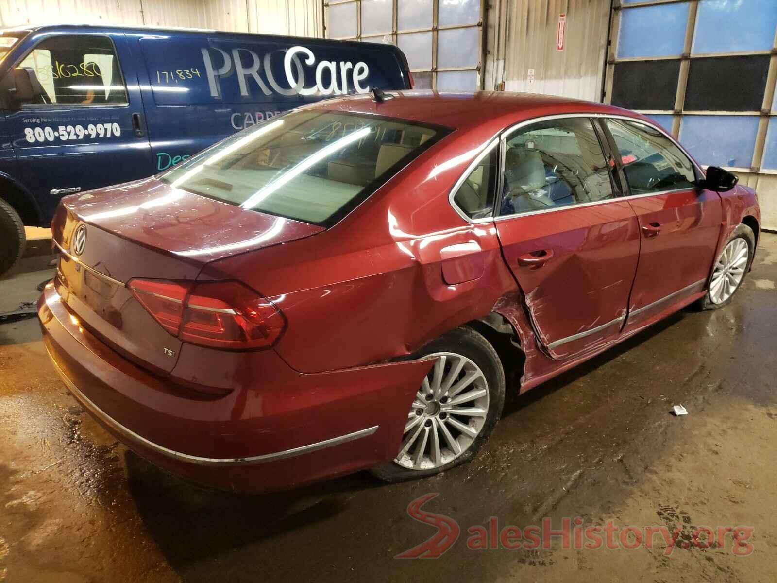 1VWBT7A31GC009877 2016 VOLKSWAGEN PASSAT