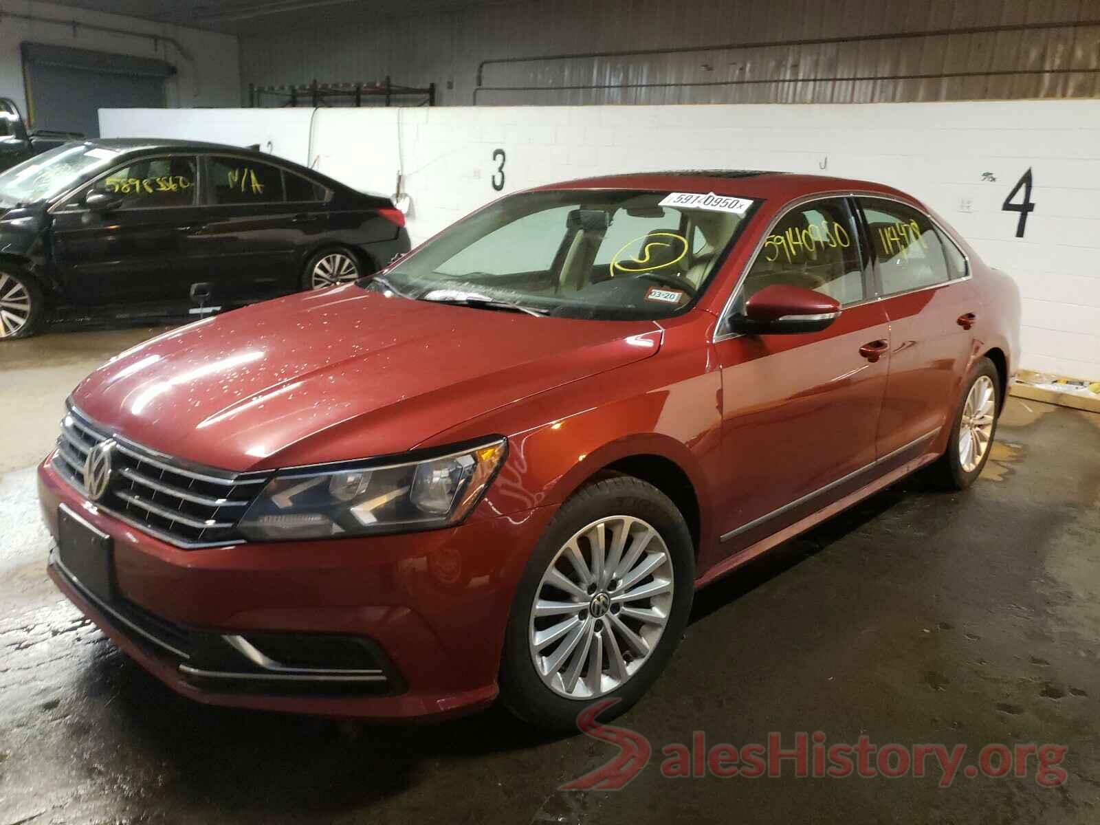 1VWBT7A31GC009877 2016 VOLKSWAGEN PASSAT