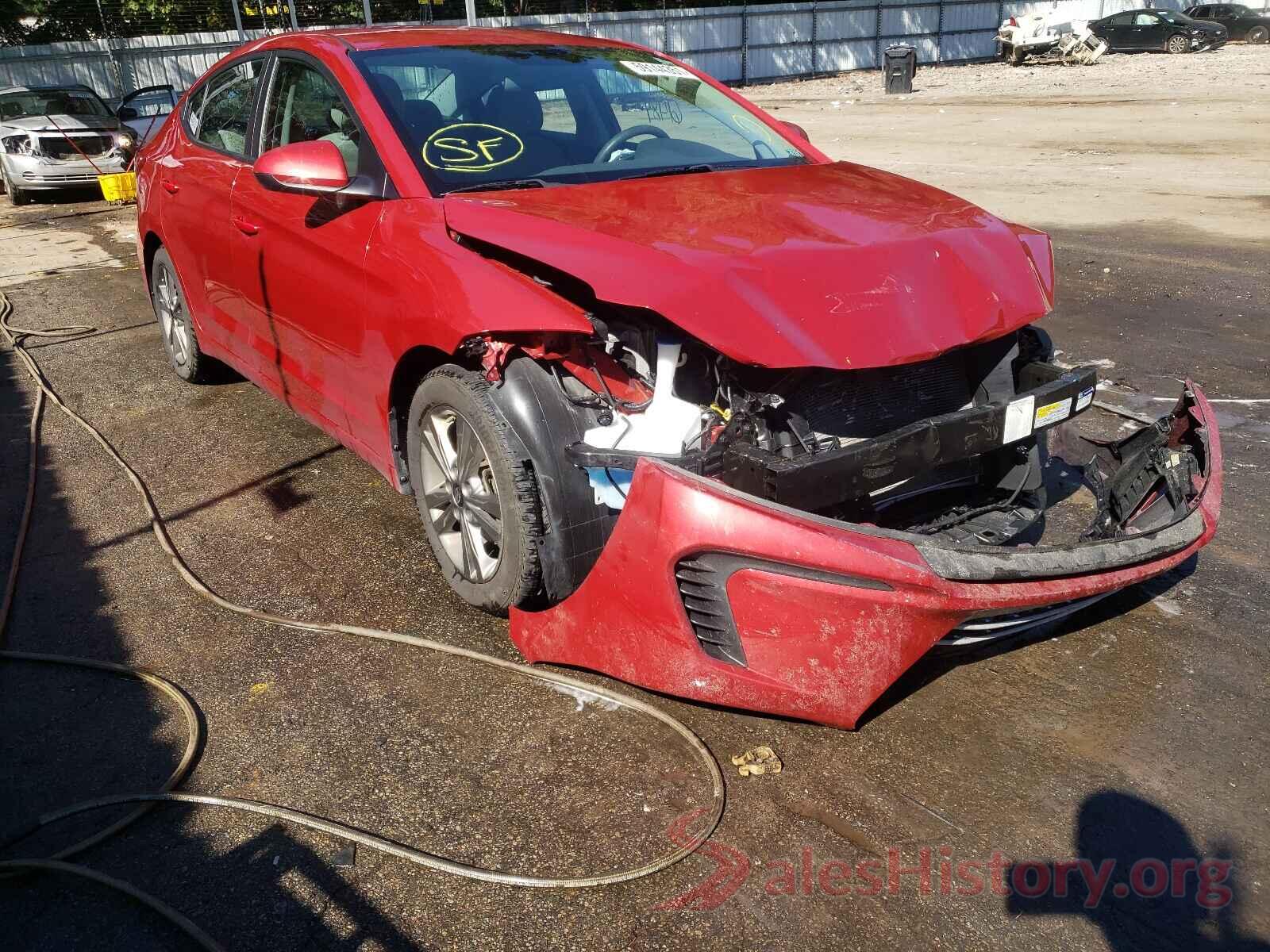 5NPD84LF7JH221102 2018 HYUNDAI ELANTRA