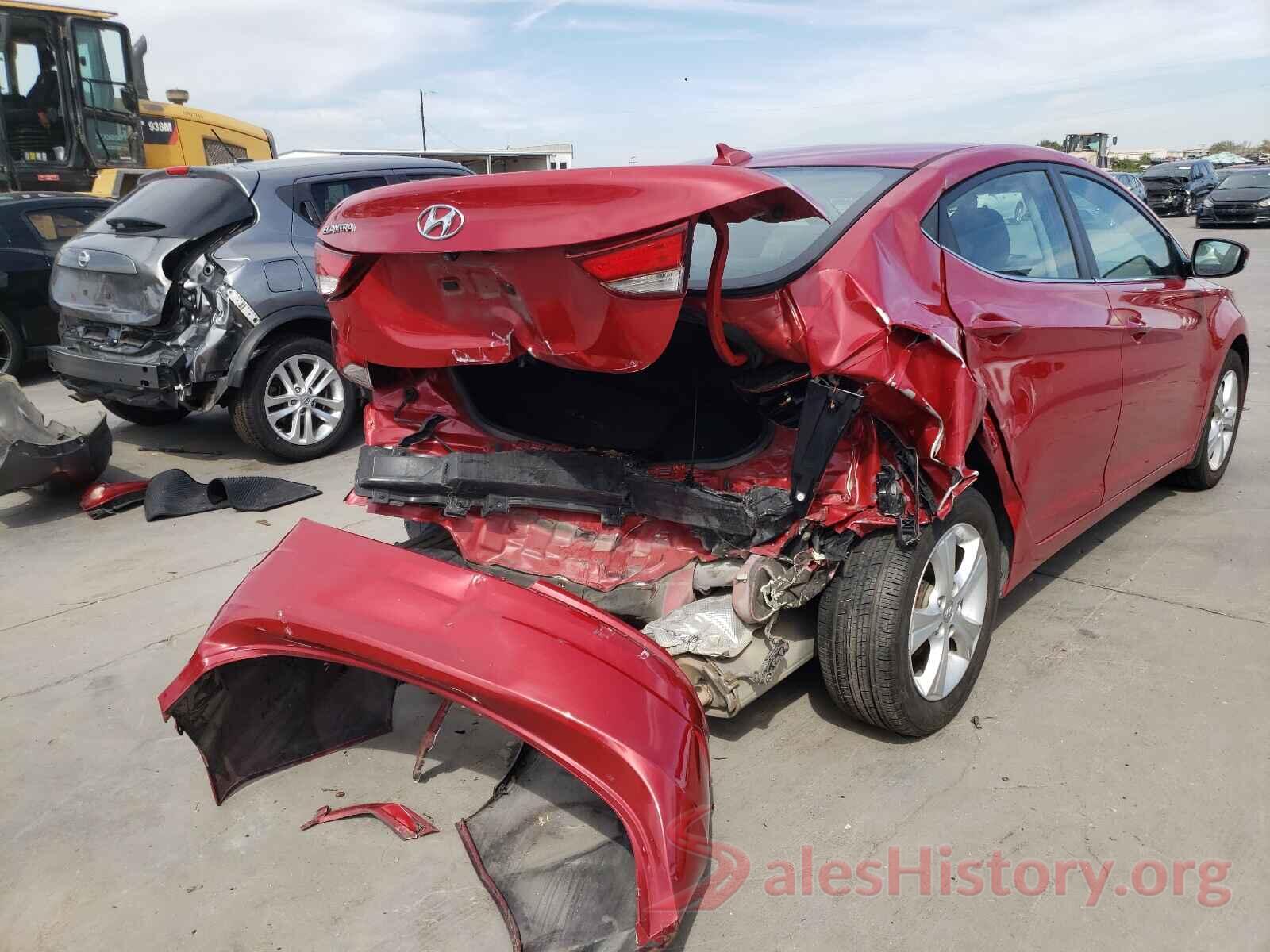 KMHDH4AE8GU548290 2016 HYUNDAI ELANTRA